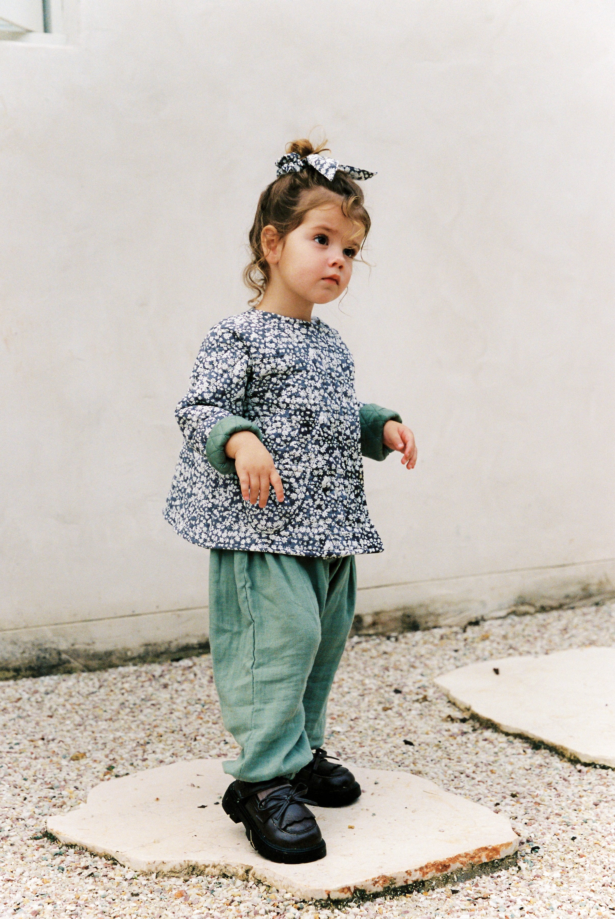 Baby Sloucho Pant in Moss