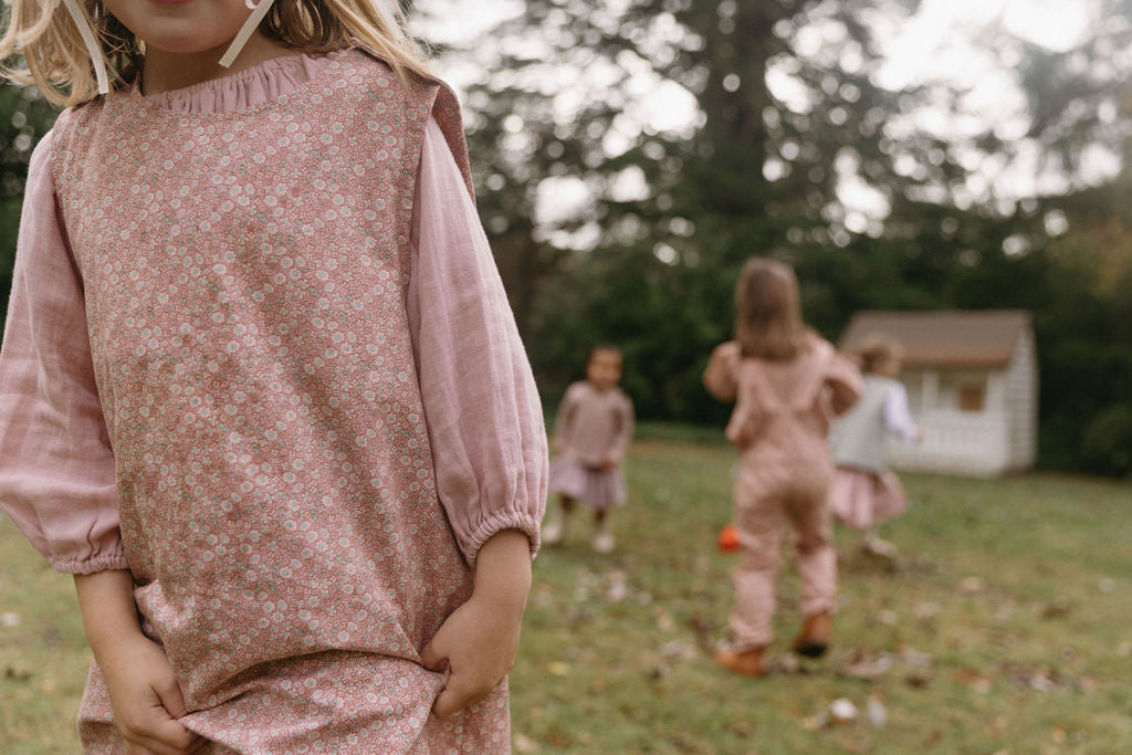 Weekday Dress in Twill March Flower - printebebe.com