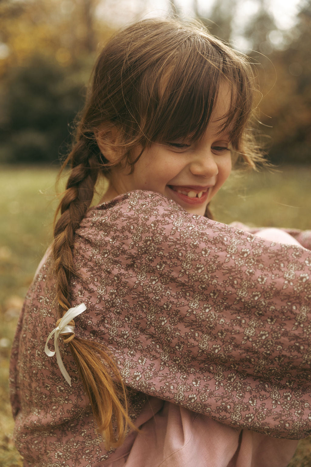 The Puff Top in Mulberry Forget Me Not - printebebe.com