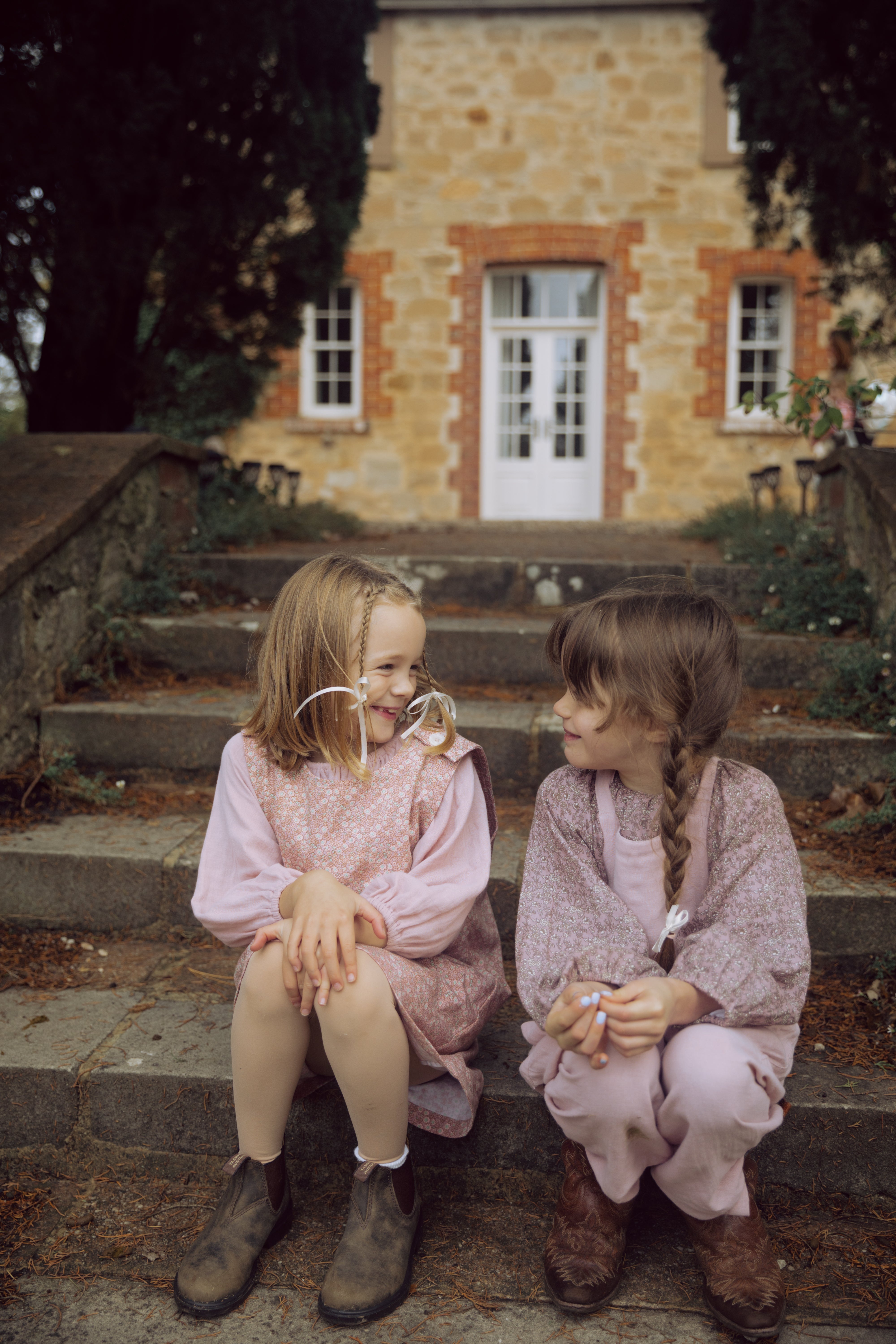 Weekday Dress in Twill March Flower - printebebe.com