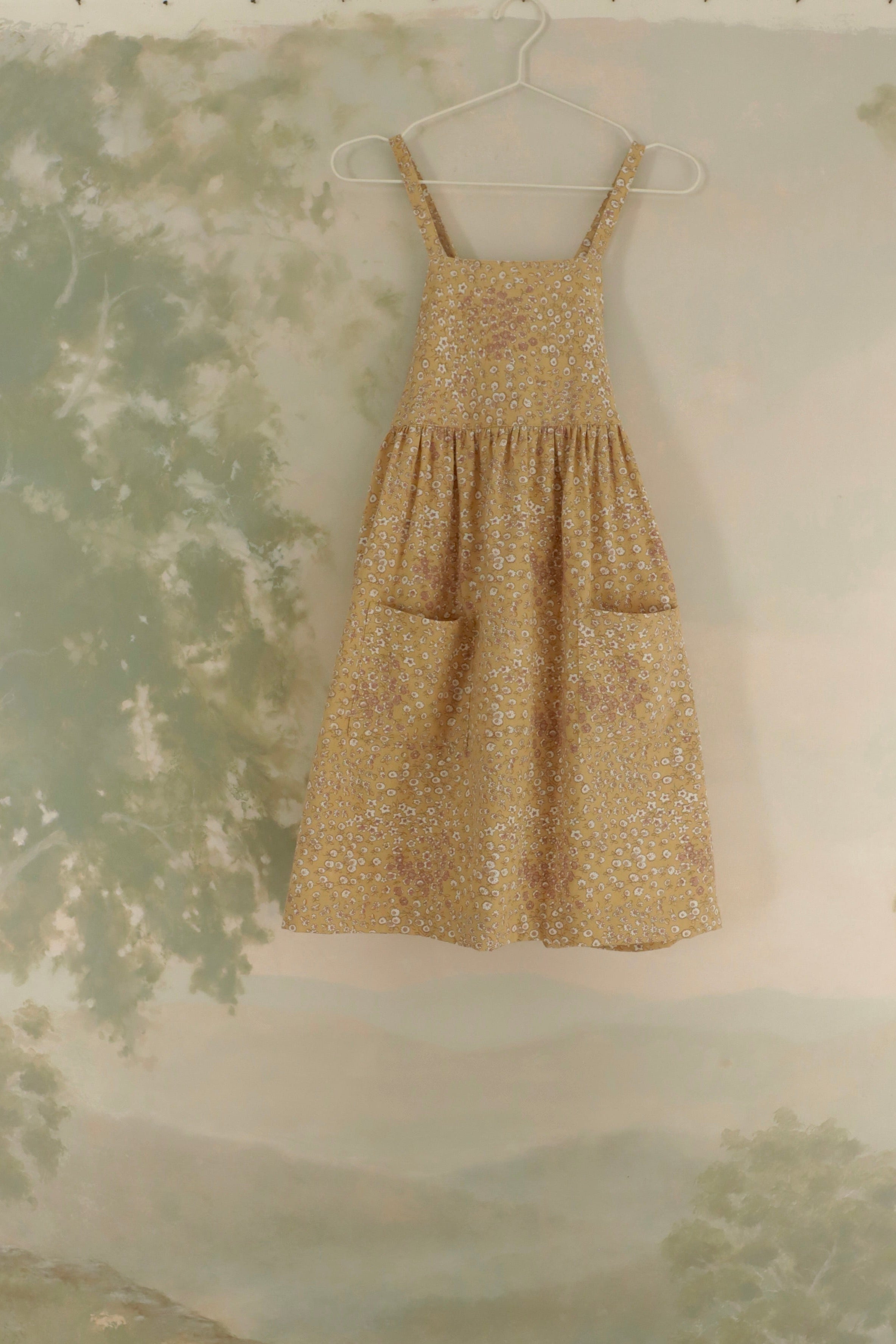 Holiday Dress in Daisy Vintage Flower - printebebe.com