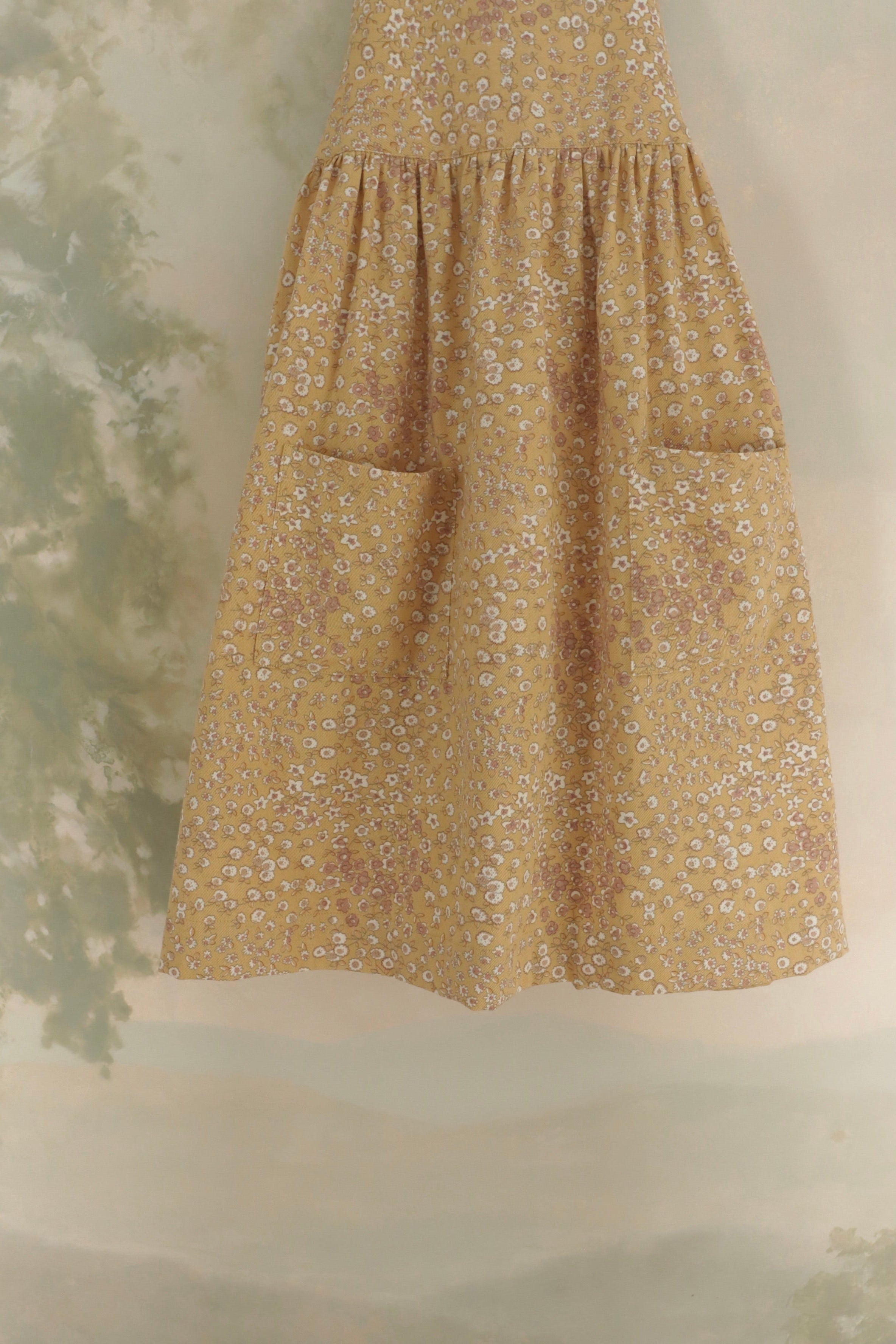 Holiday Dress in Daisy Vintage Flower - printebebe.com