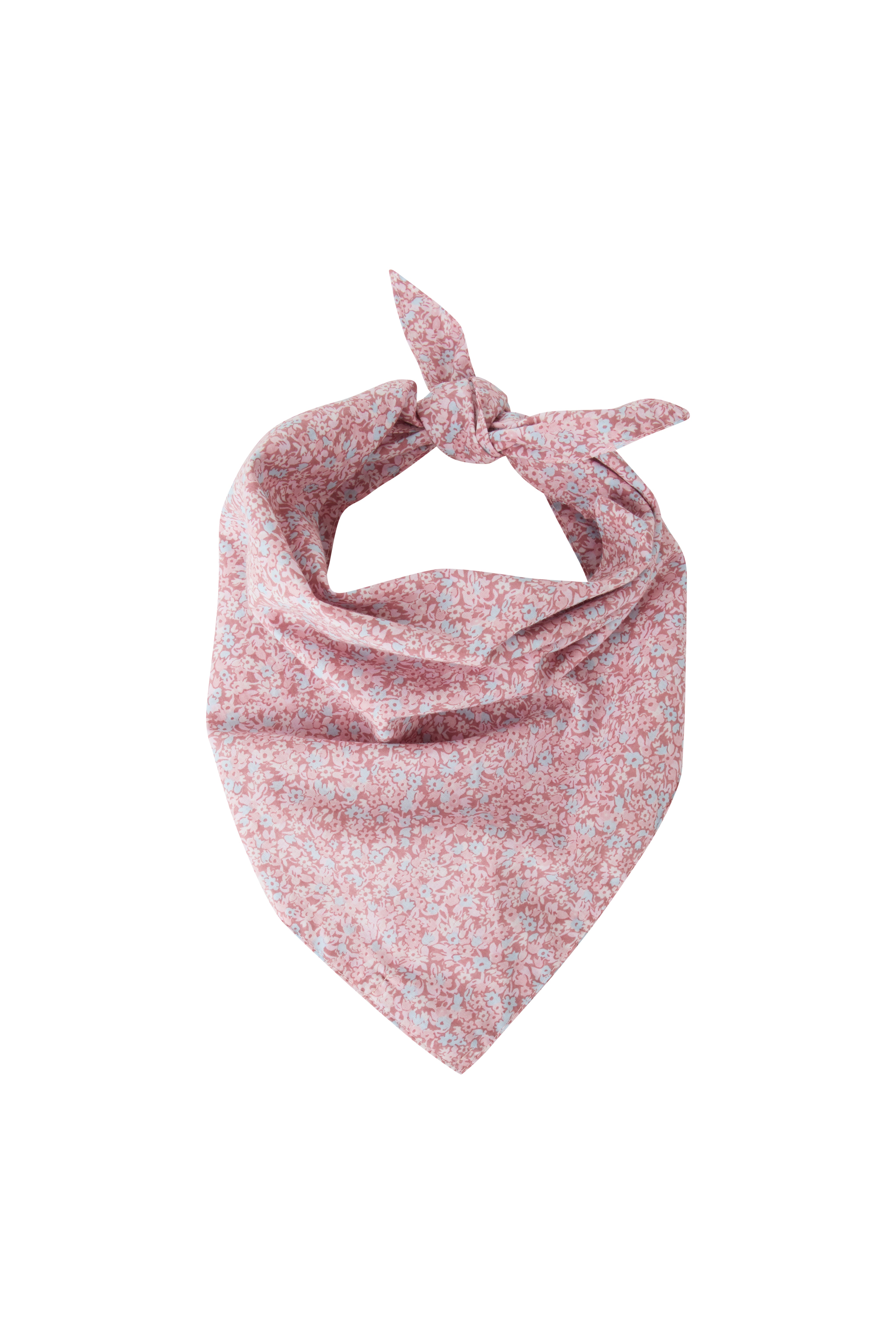 Head Scarf in Rosewater Mini Flower