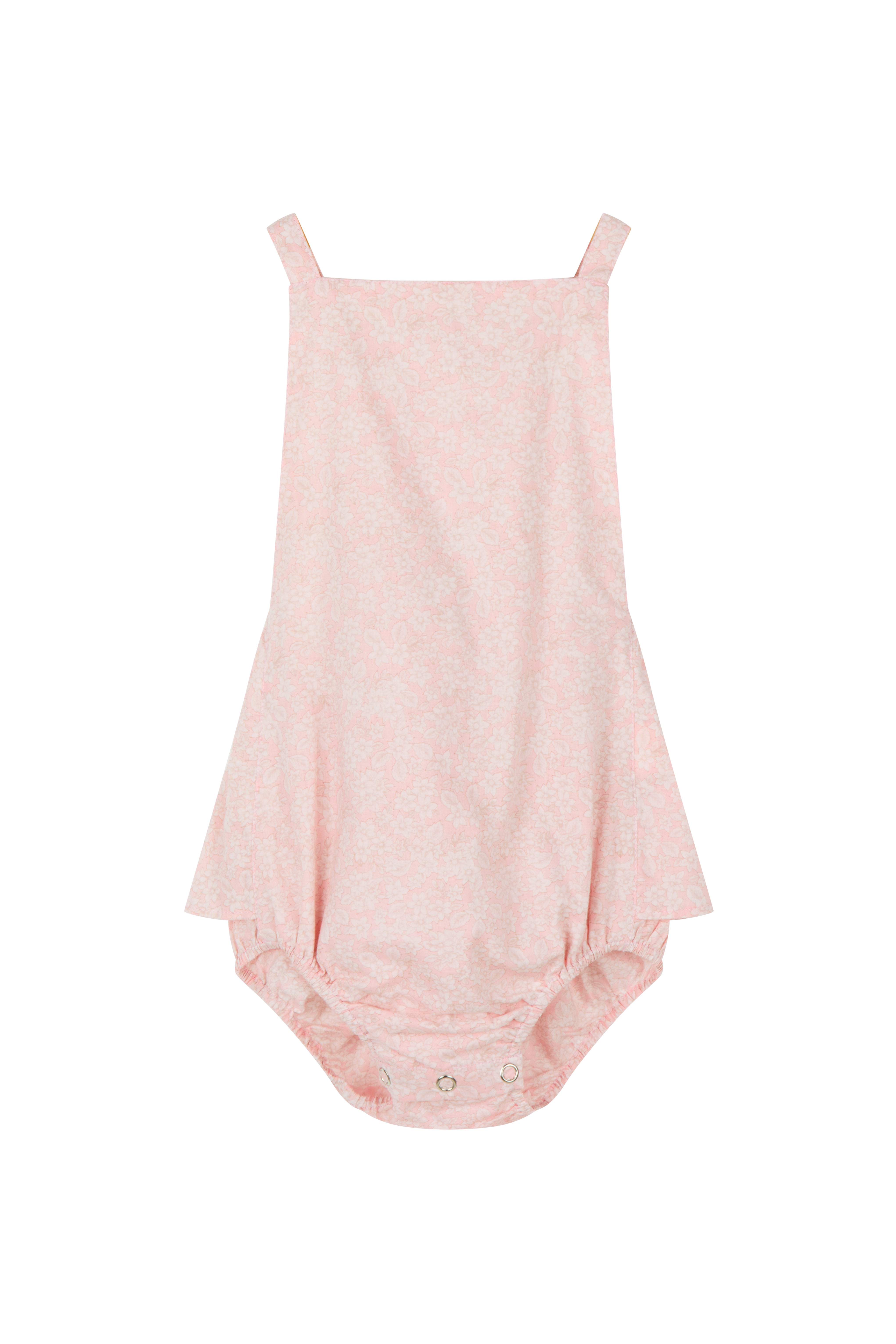 Sunshine Romper in Petal Pink Field Flower