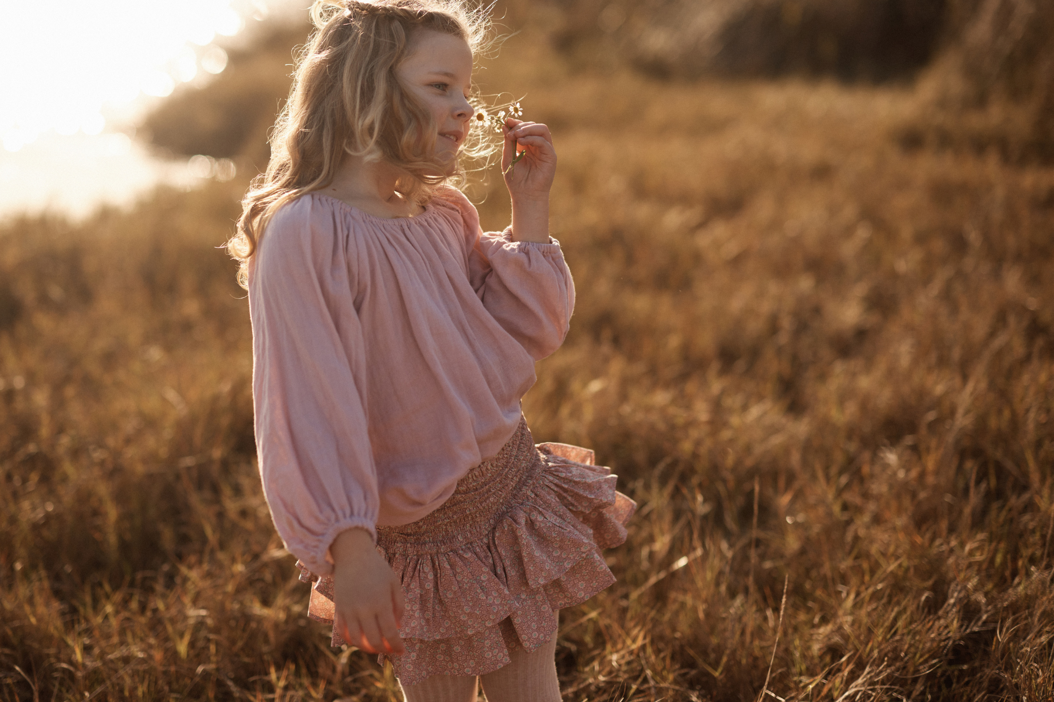 The Puff Top in Rose