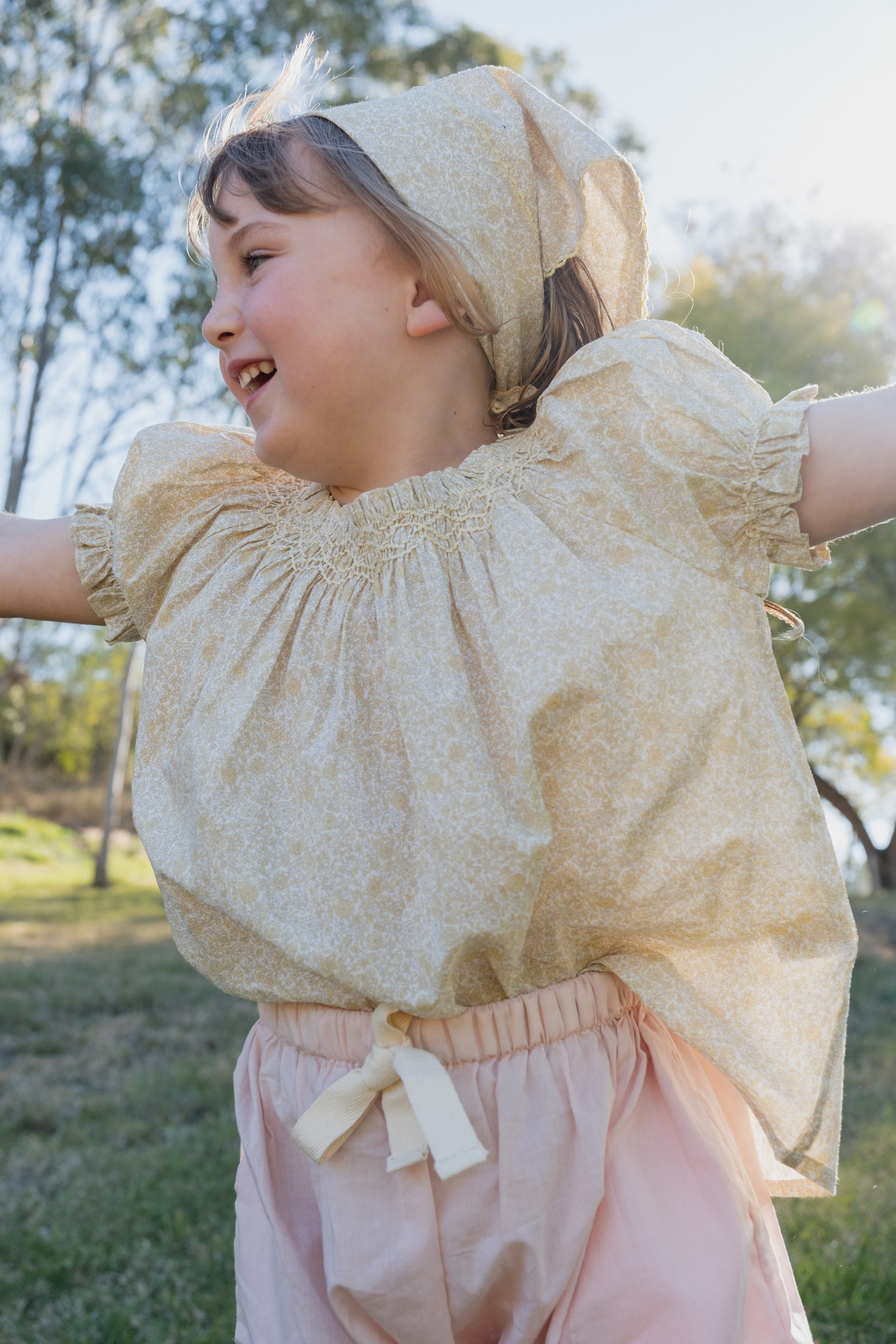 Little Lady Top in Sunshine Chloe