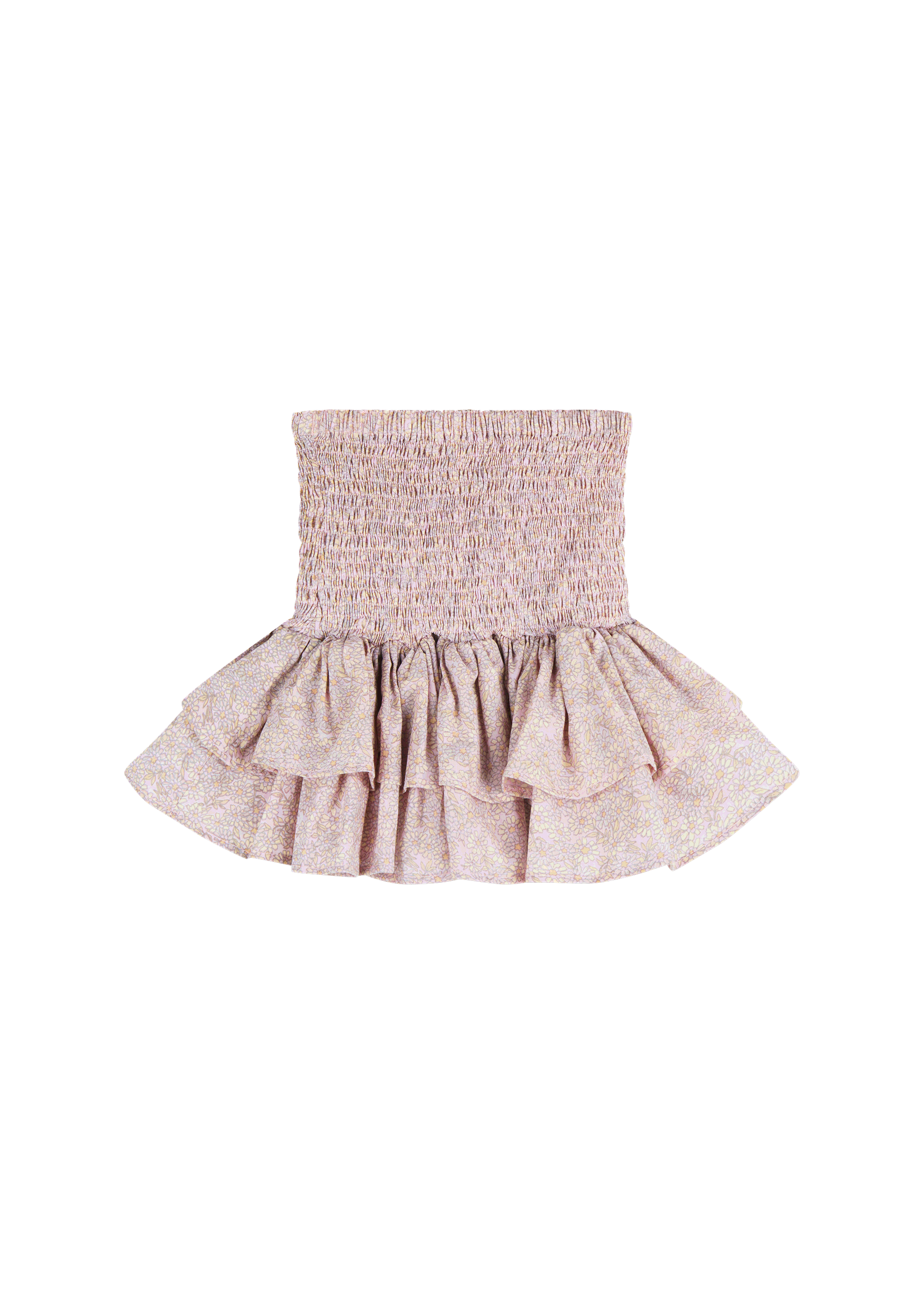 Ra-ra Skirt in Lilac Cotton Buds