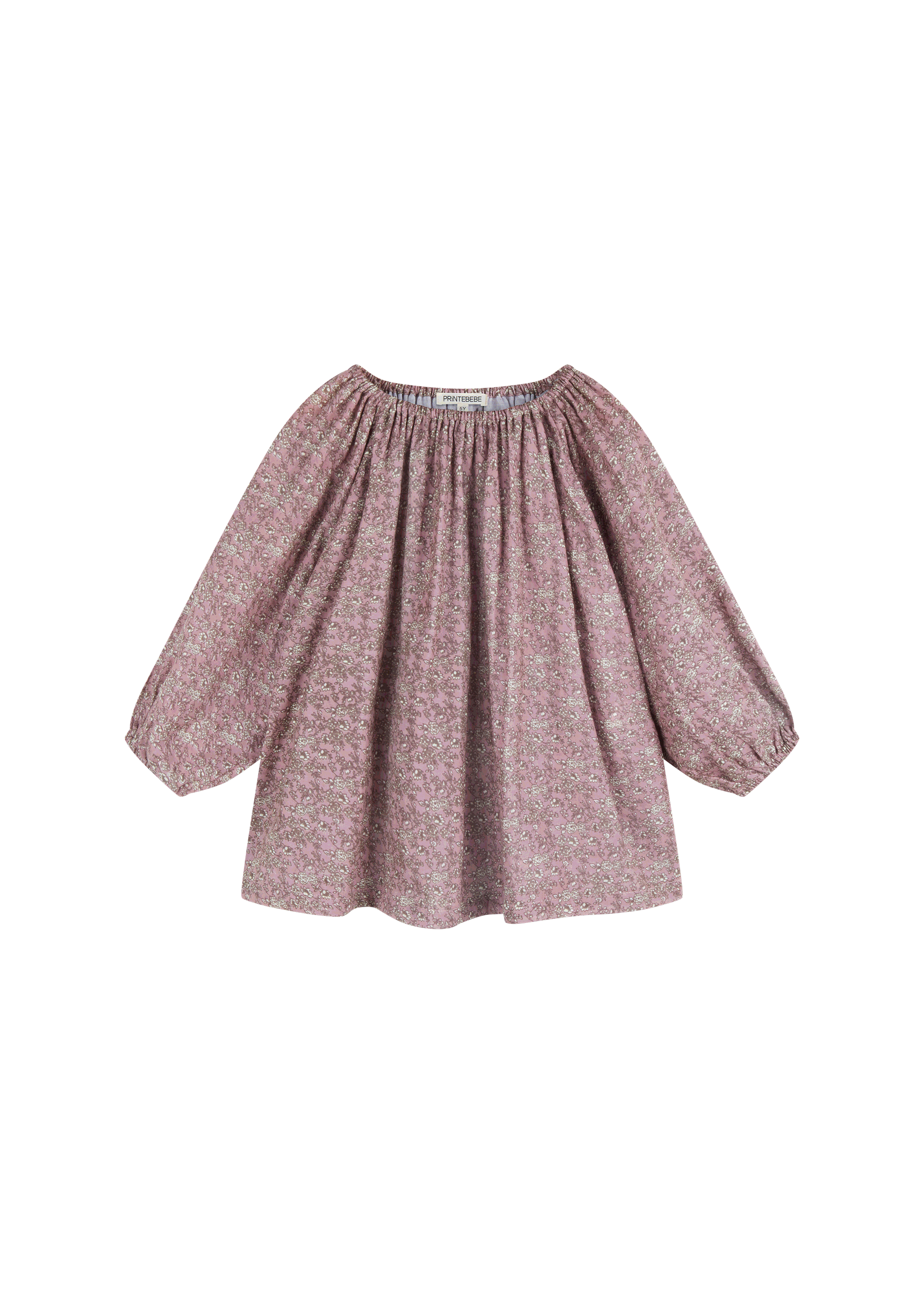 The Puff Top in Mulberry Forget Me Not