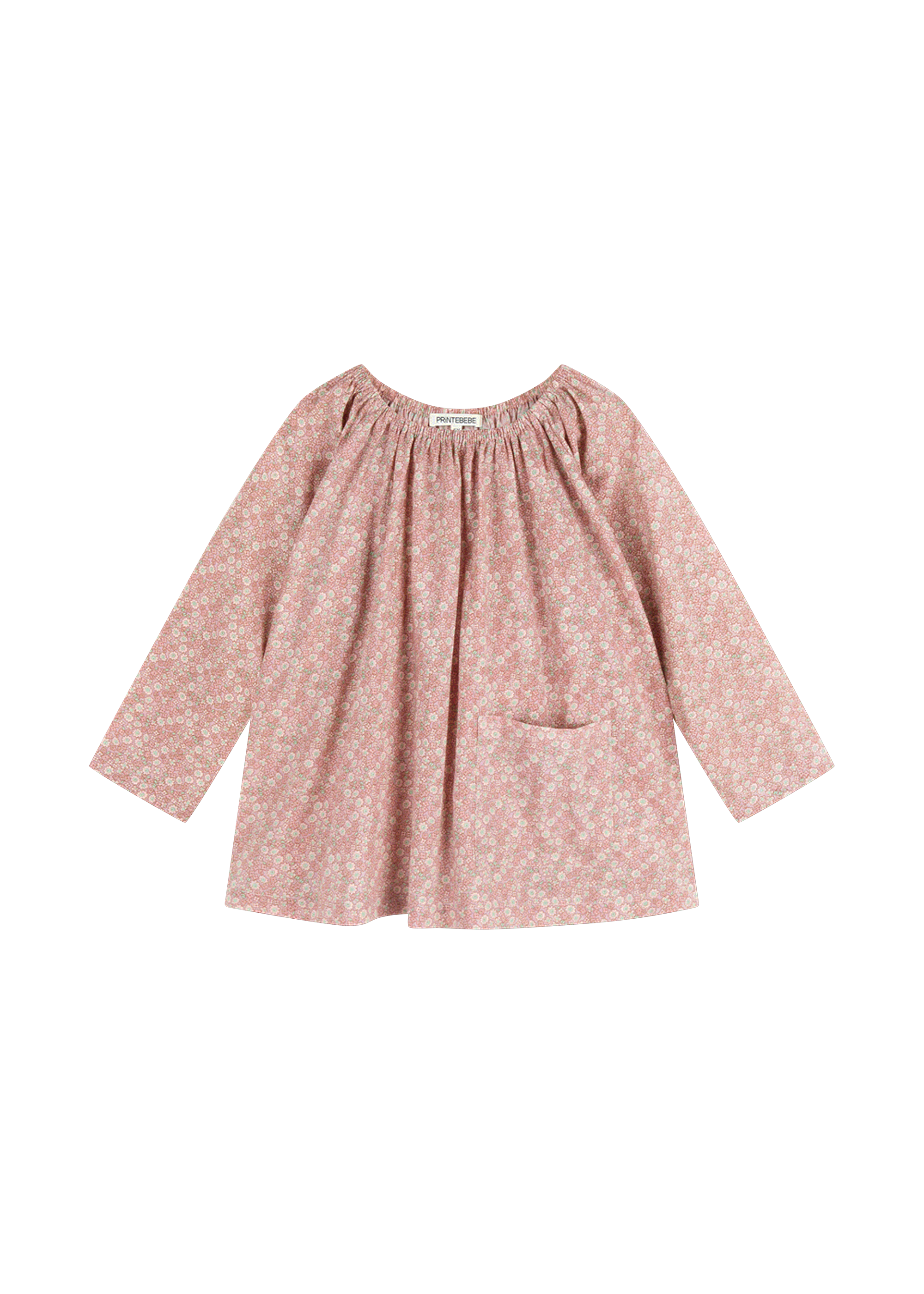 Pocket Smock in Blush March Flower