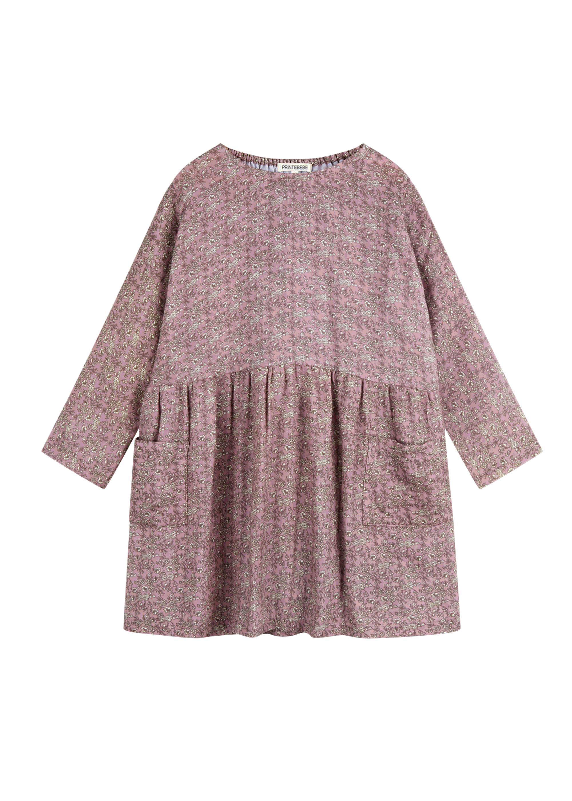 Auguste Dress in Mulberry Forget Me Not