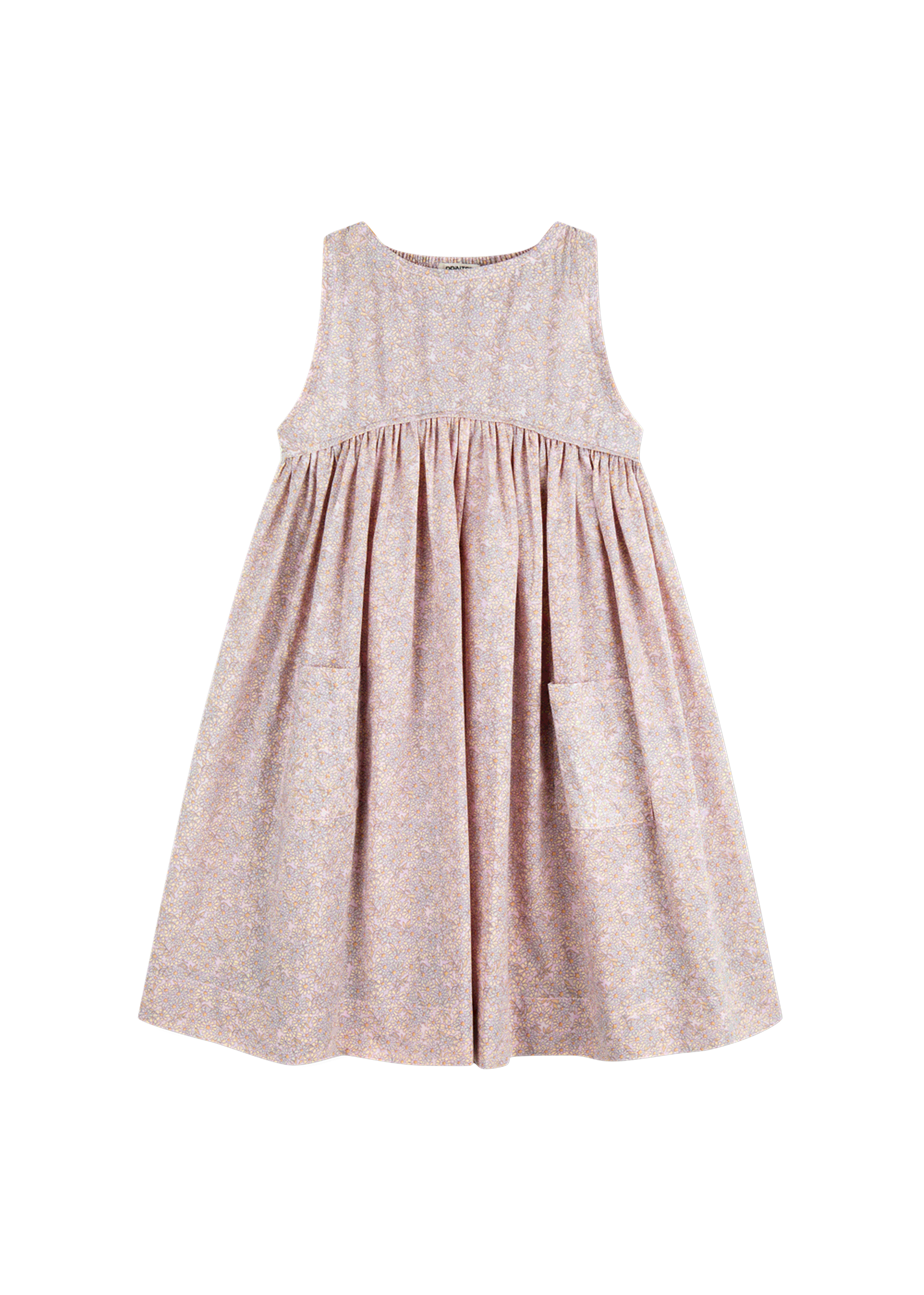 Swirl Dress in Lilac Cotton Buds