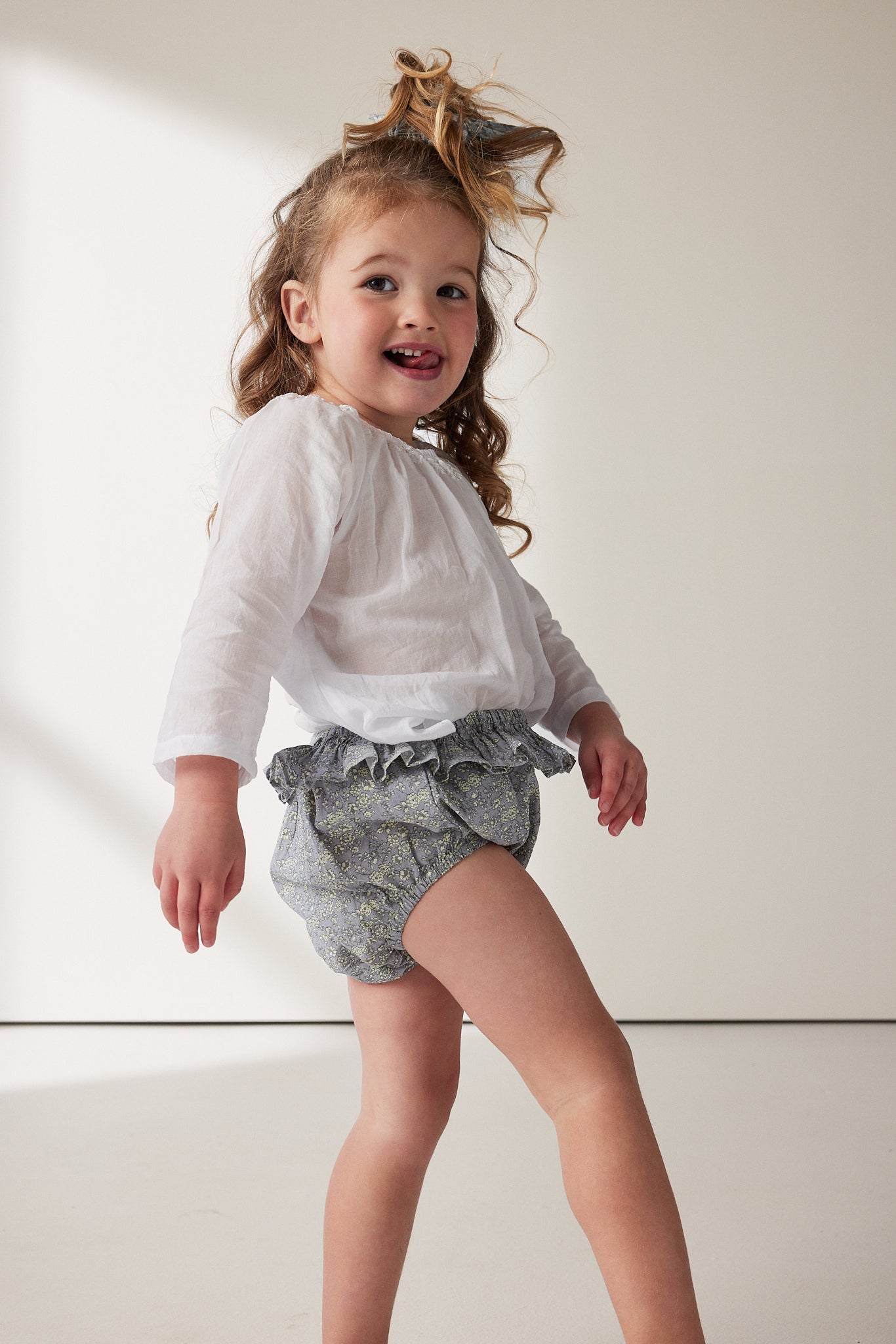 Frill Bloomers in Dusk Forget Me Not - printebebe.com
