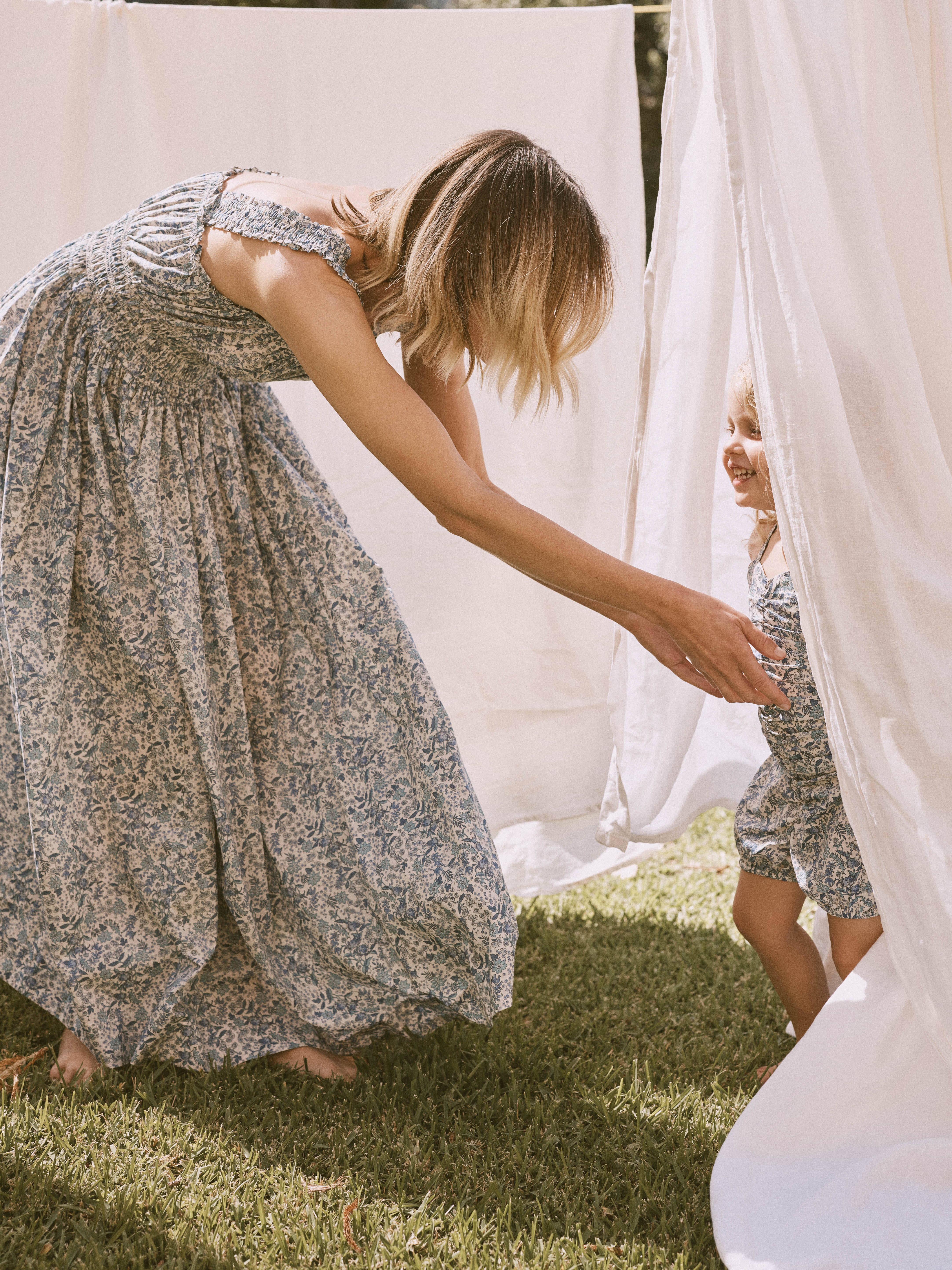 Diana Dress in Blue Serruria Liberty