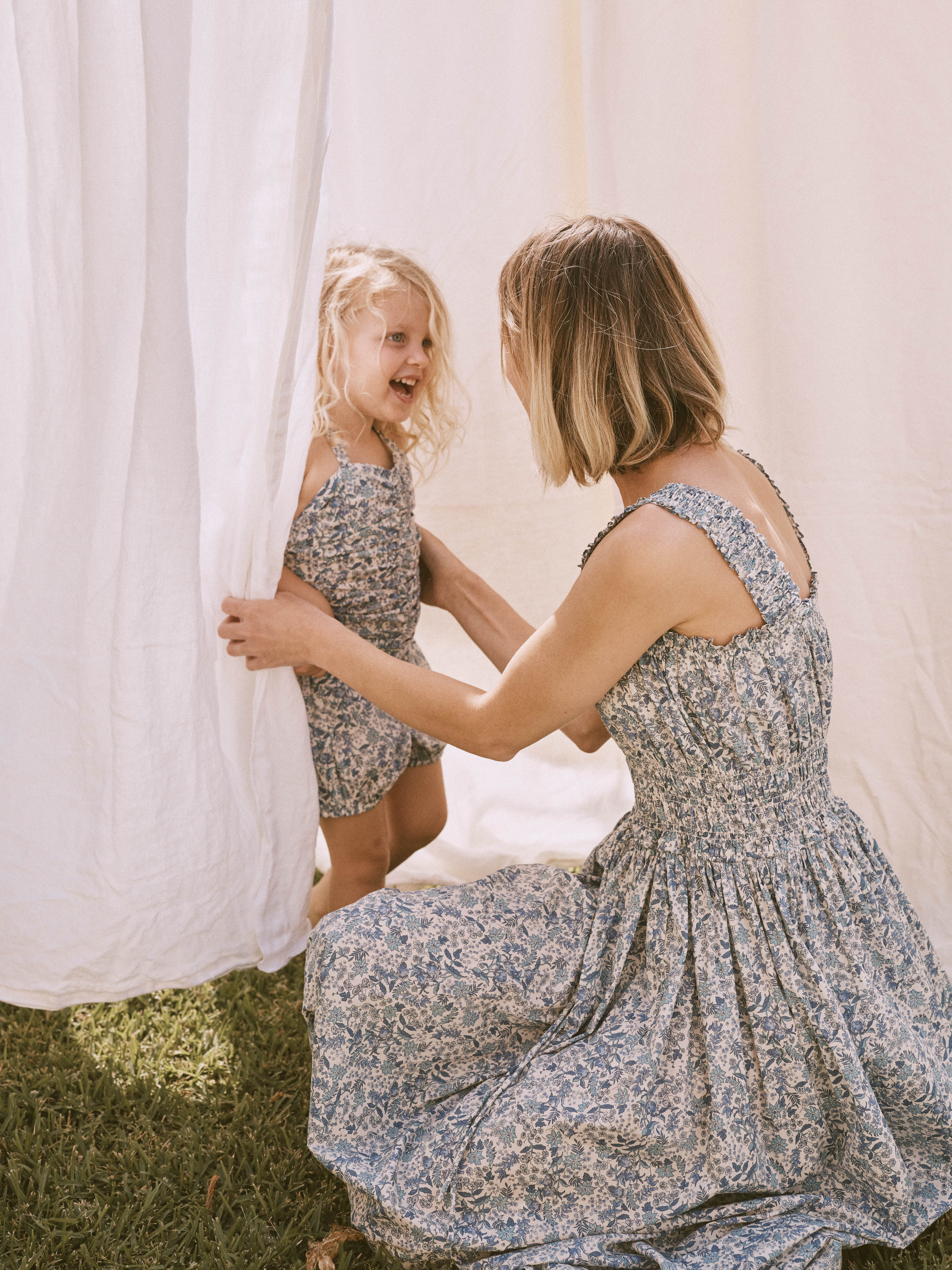 Diana Dress in Blue Serruria Liberty