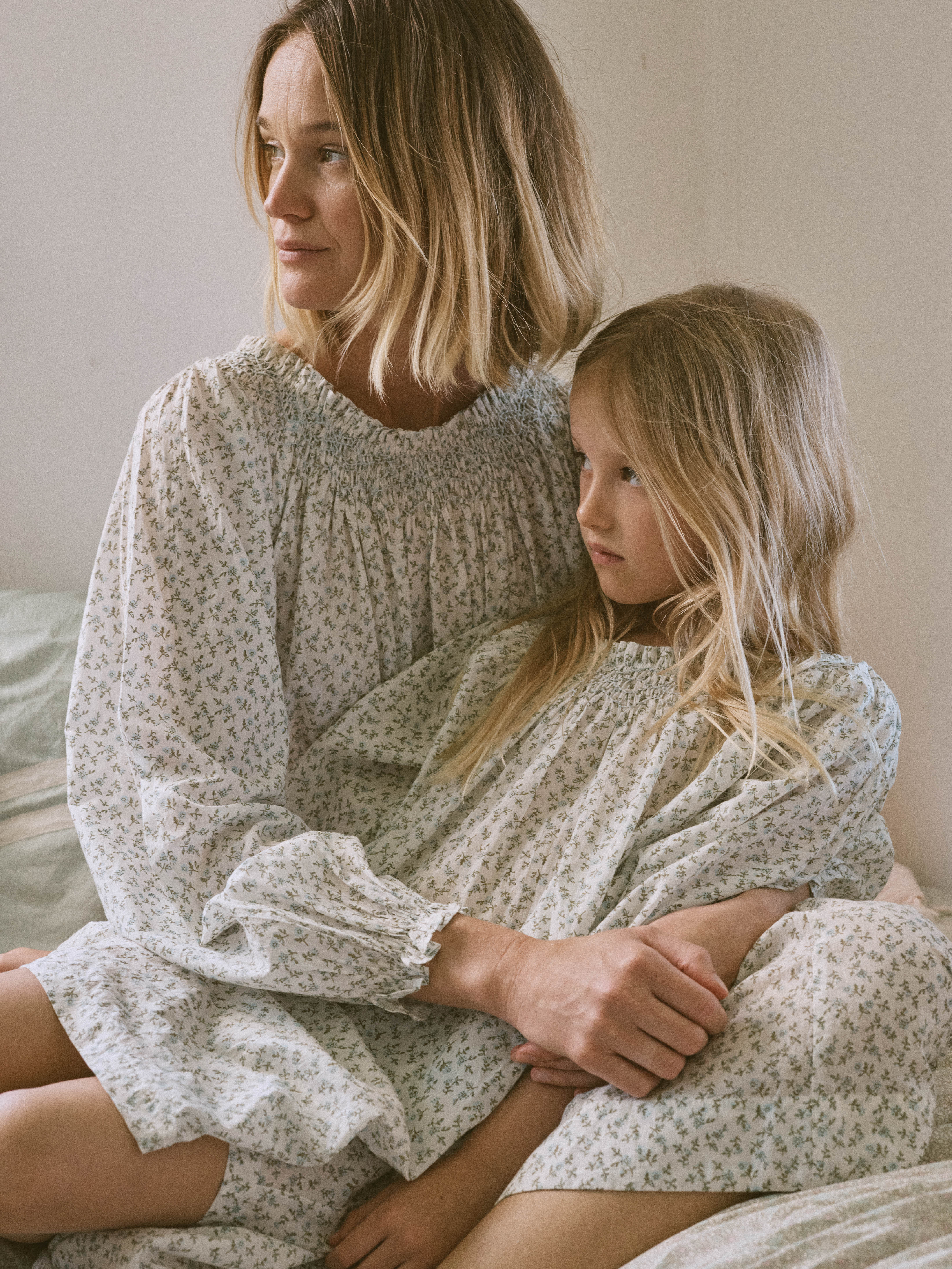 Everywhere Dress in Whisper Blue Falling Daisy