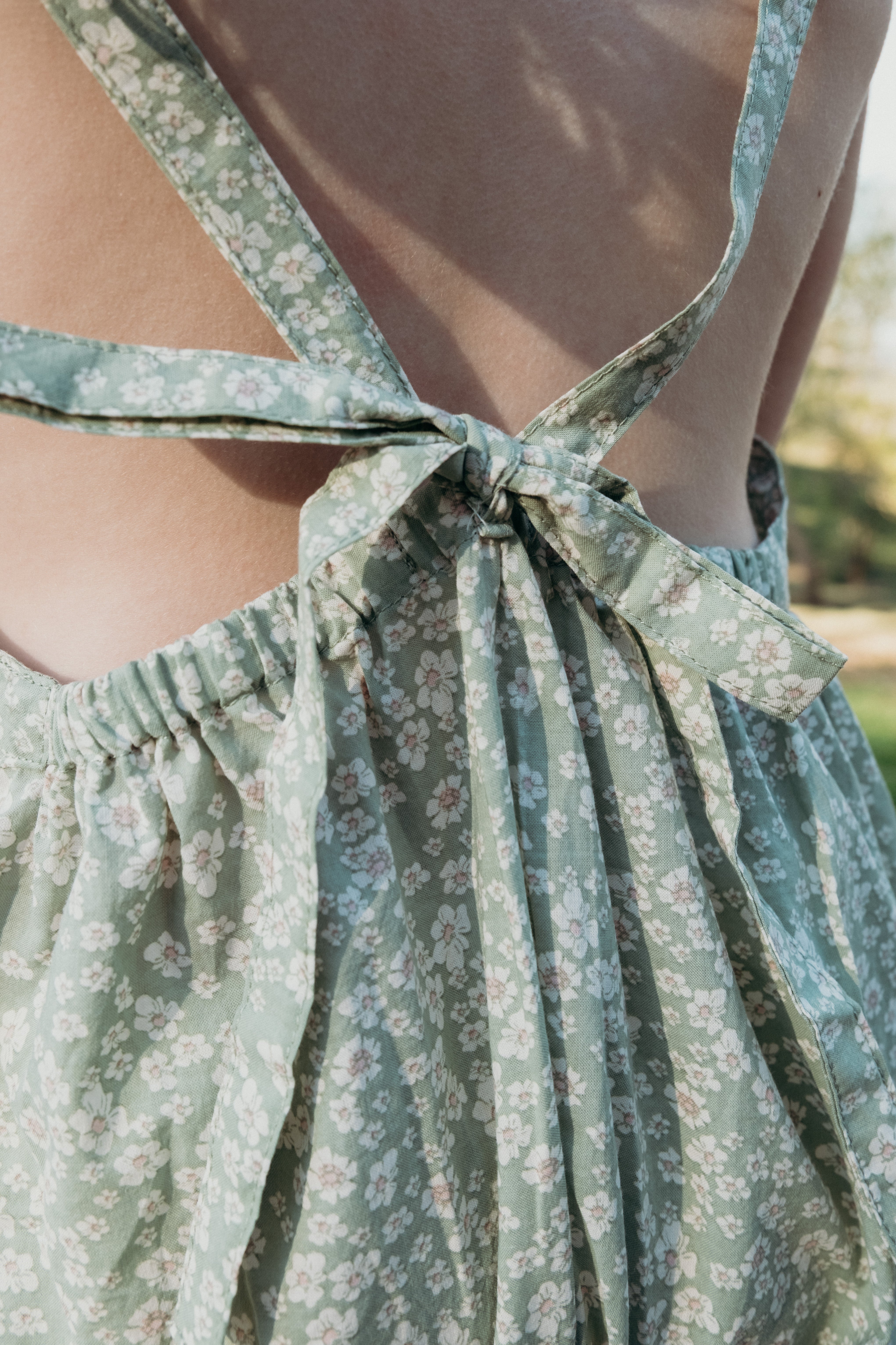 Away Jumpsuit in Mint Green Wild Flower