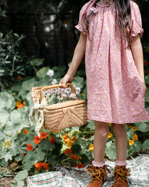 Bubble Dress in Blossom - printebebe.com