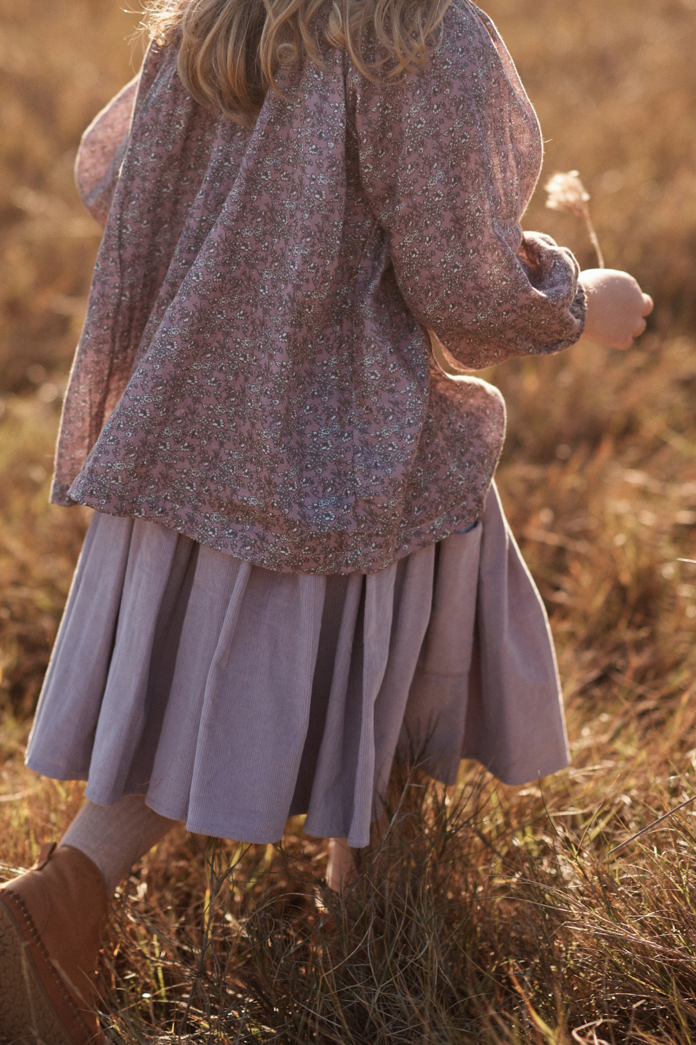 Skirt in Heather Corduroy - printebebe.com