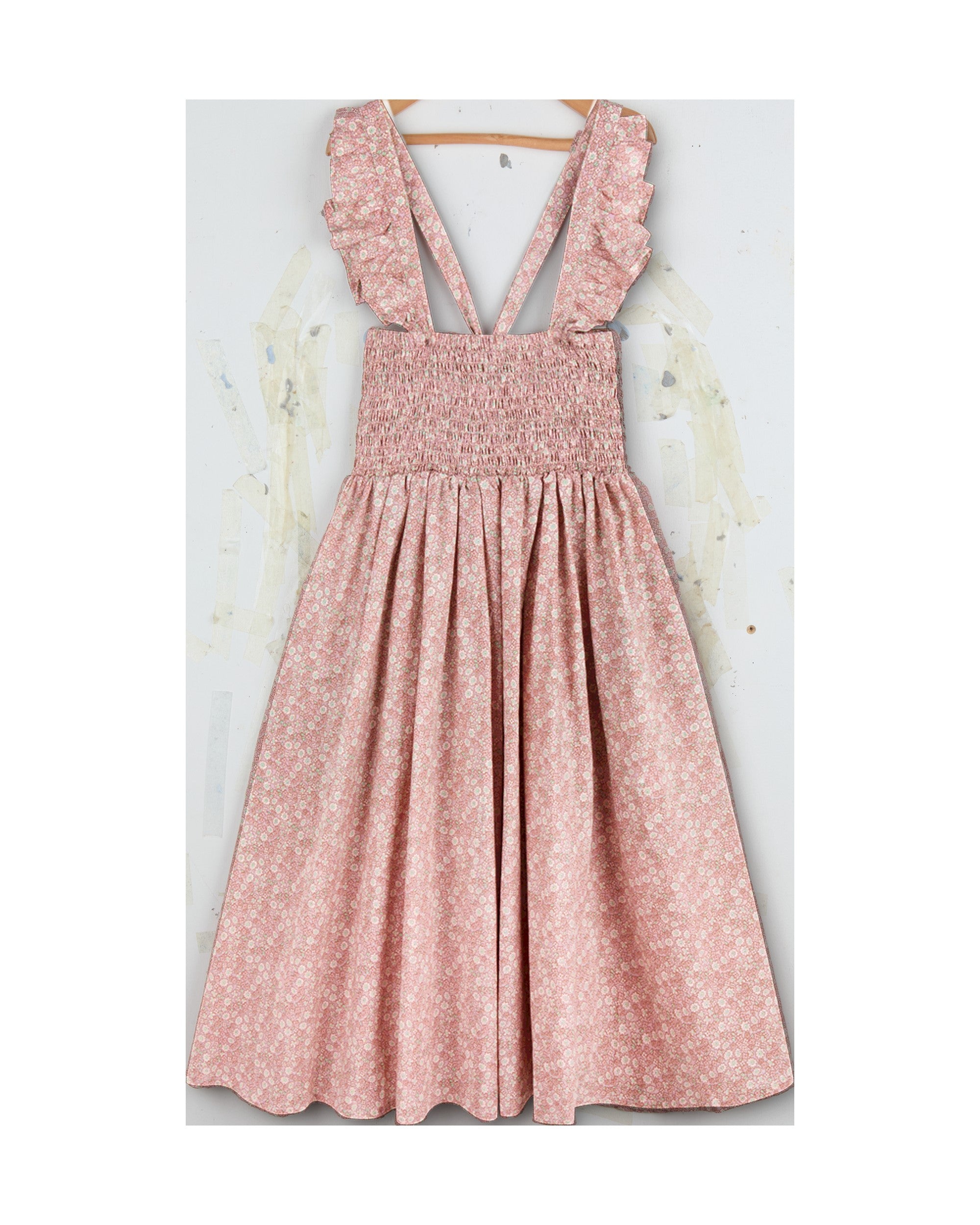 Bonnie Dress in Blush March Flower - printebebe.com