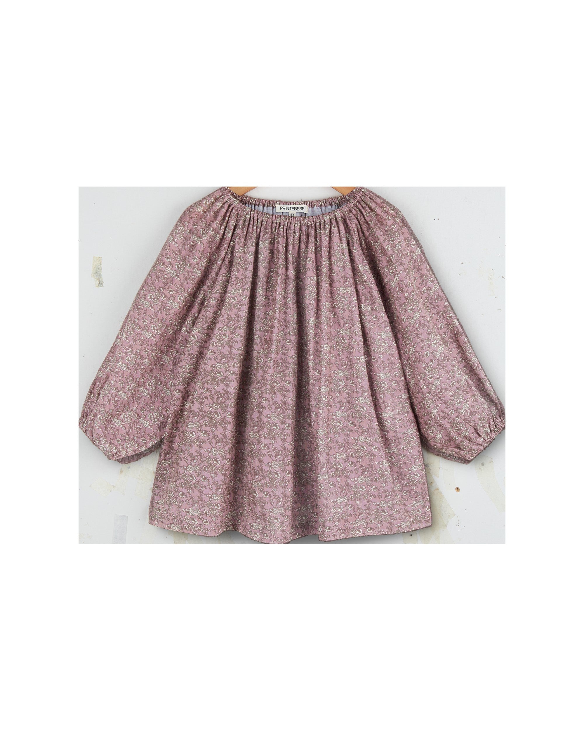 The Puff Top in Mulberry Forget Me Not - printebebe.com