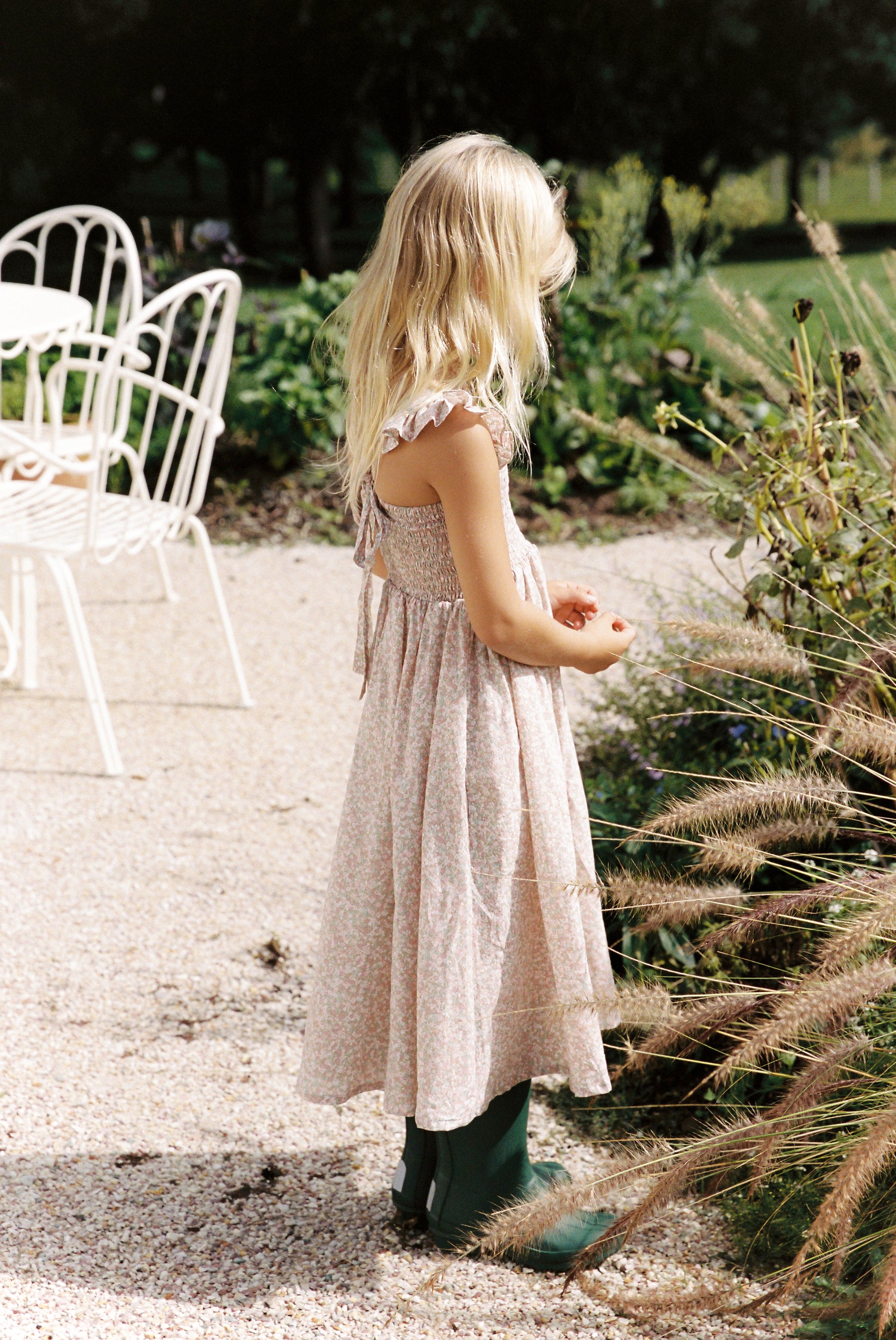 Bonnie Dress in Babychino Mini Flowers - printebebe.com