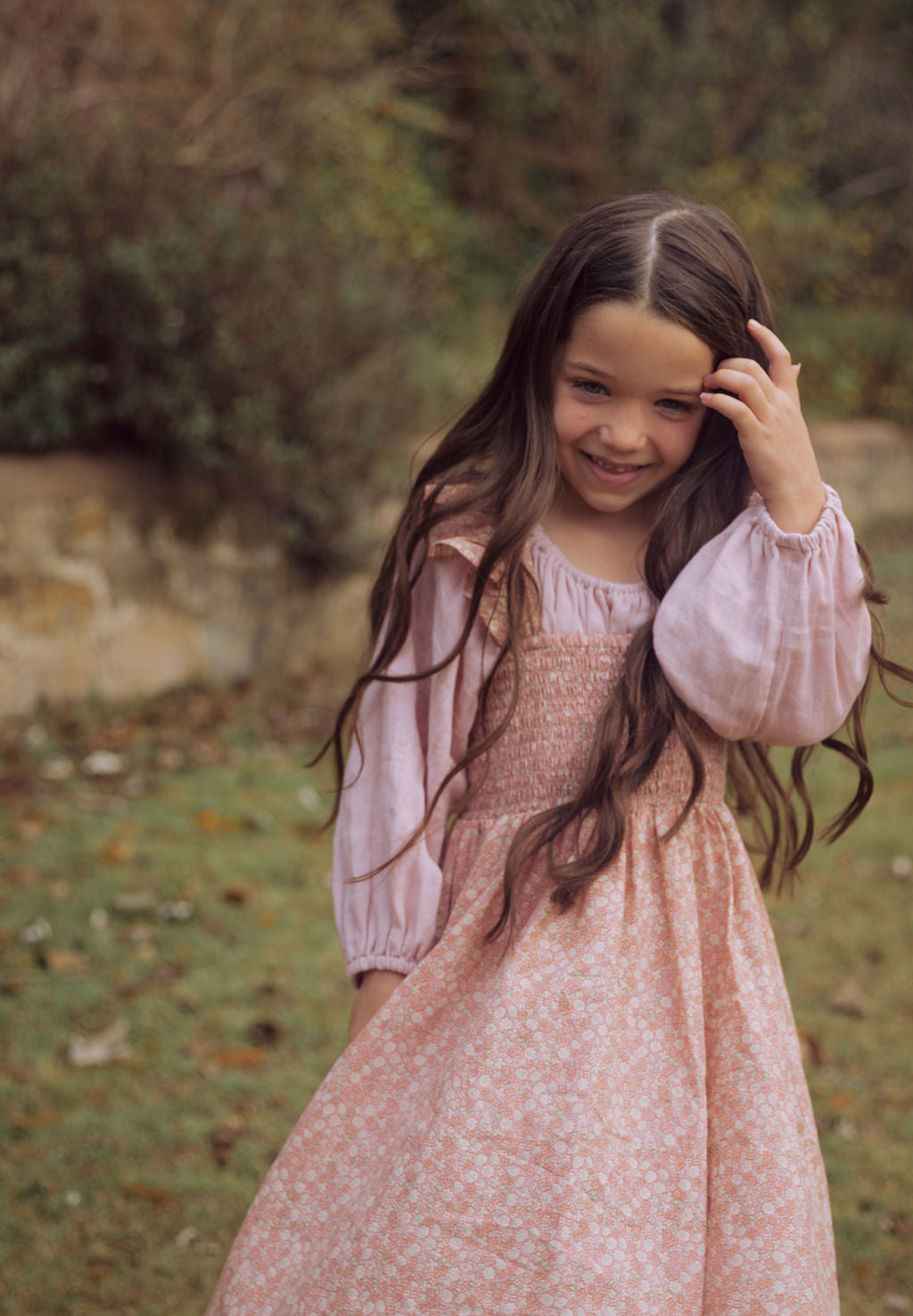 Bonnie Dress in March Flower - printebebe.com