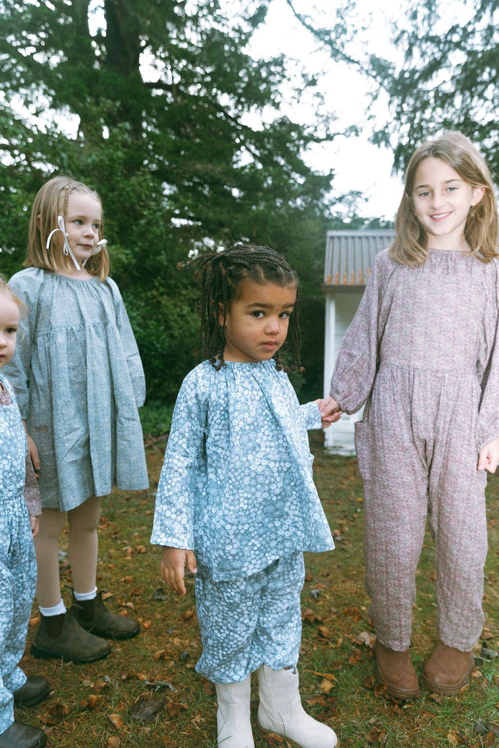 Super Soft Pocket Smock in Japan Flower - printebebe.com