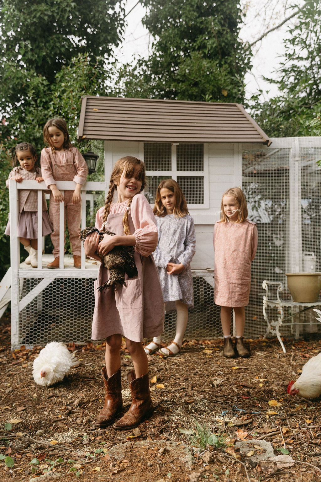 Holiday Dress in Heather Corduroy - printebebe.com