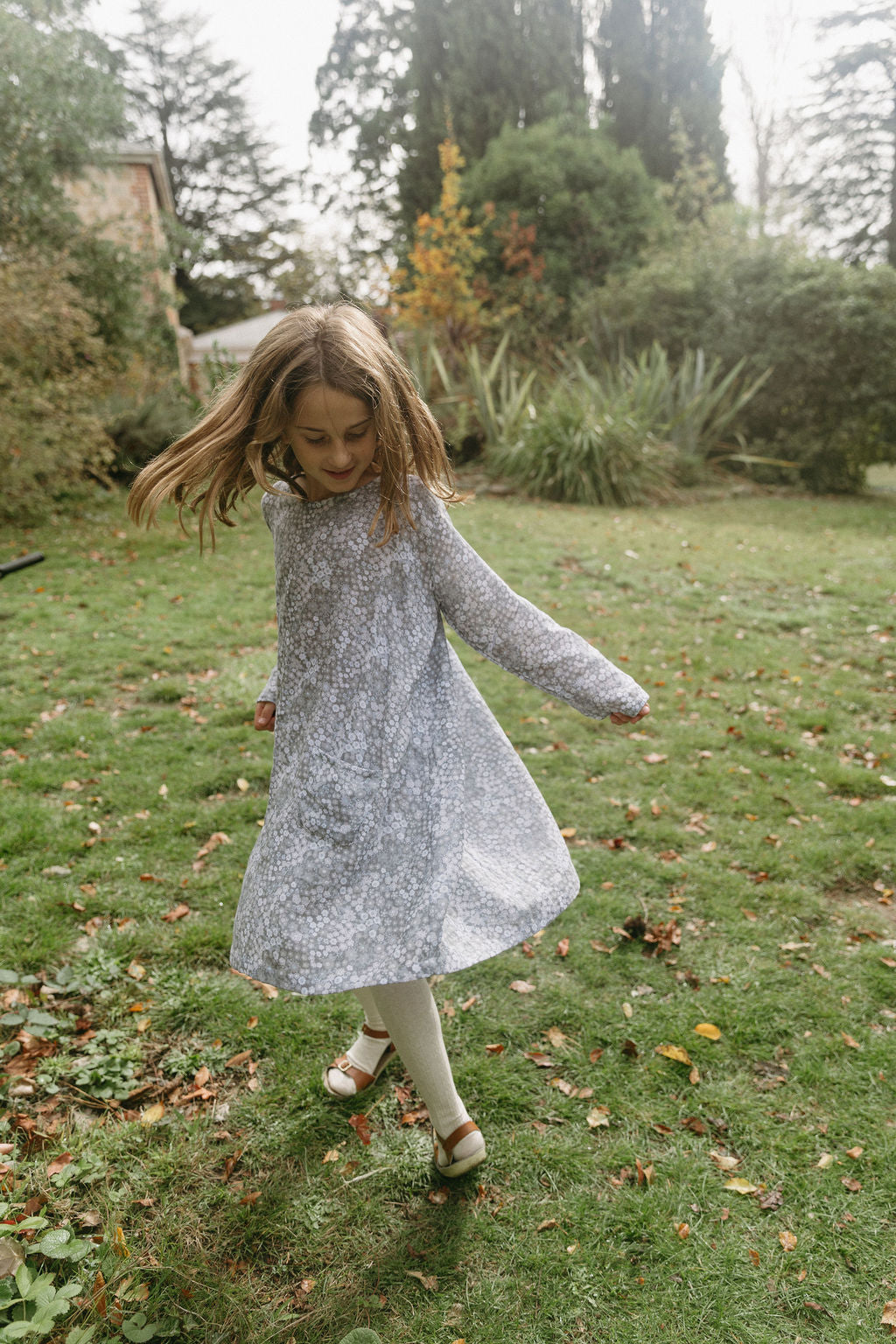 Pocket Smock Dress in Japan Flower - printebebe.com