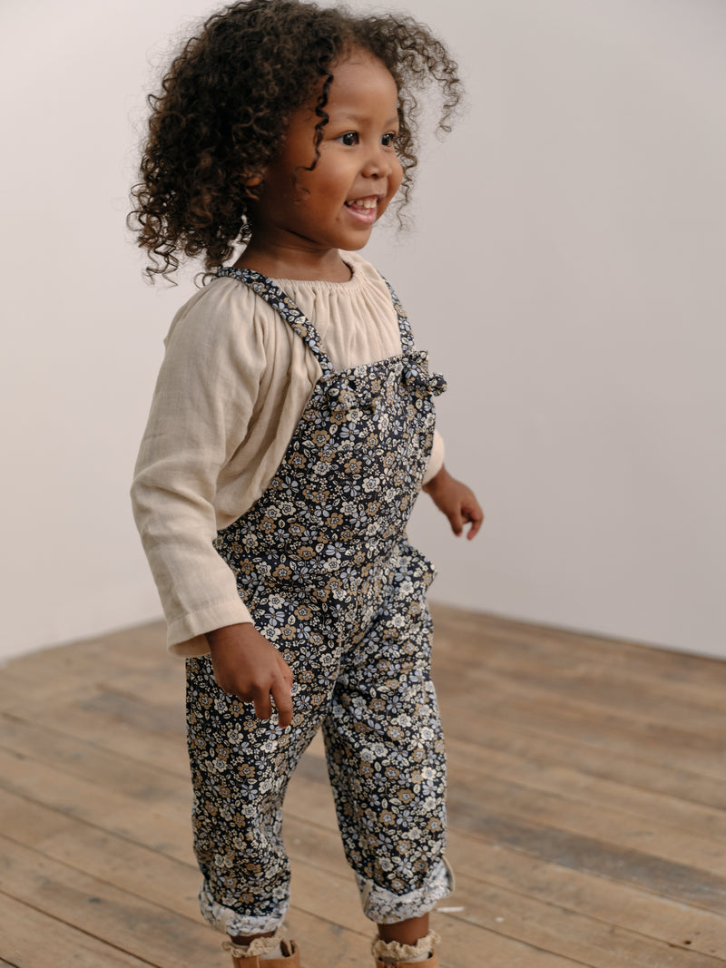 Pocket Smock in Dove Double Voille - printebebe.com