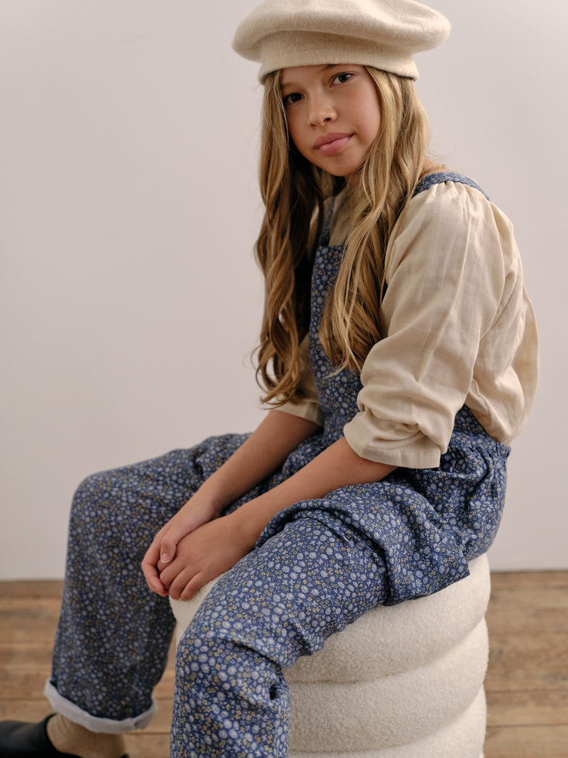 Pocket Smock in Dove Double Voille - printebebe.com