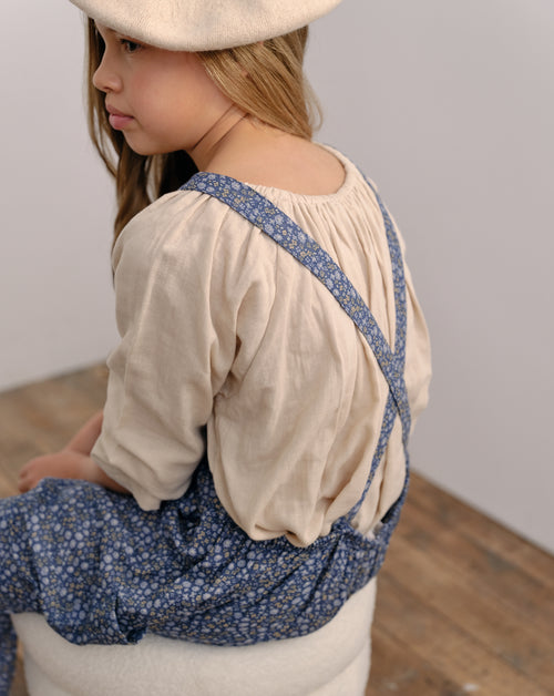 Soft Overall in March Flower Double Voille - printebebe.com