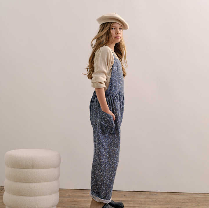 Soft Overall in March Flower Double Voille