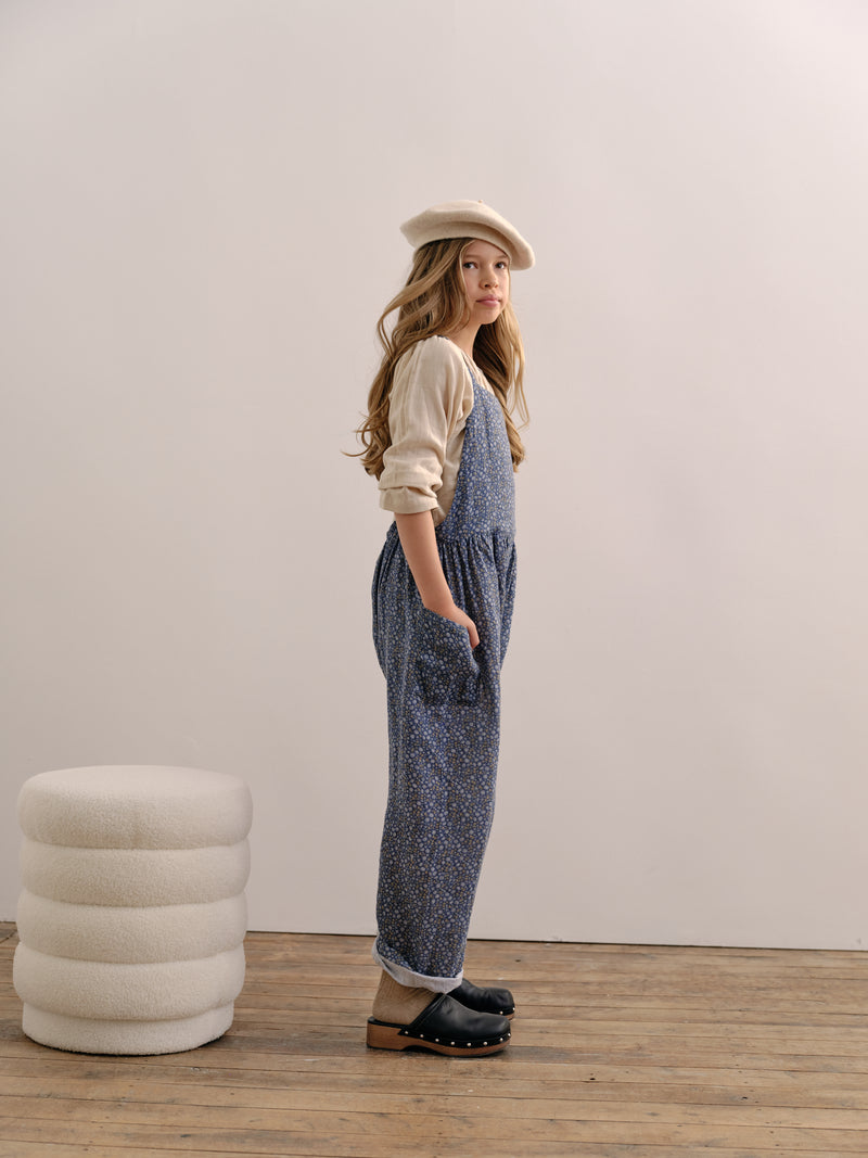 Soft Overall in March Flower Double Voille - printebebe.com