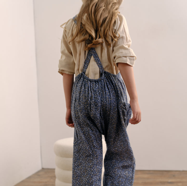 Soft Overall in March Flower Double Voille