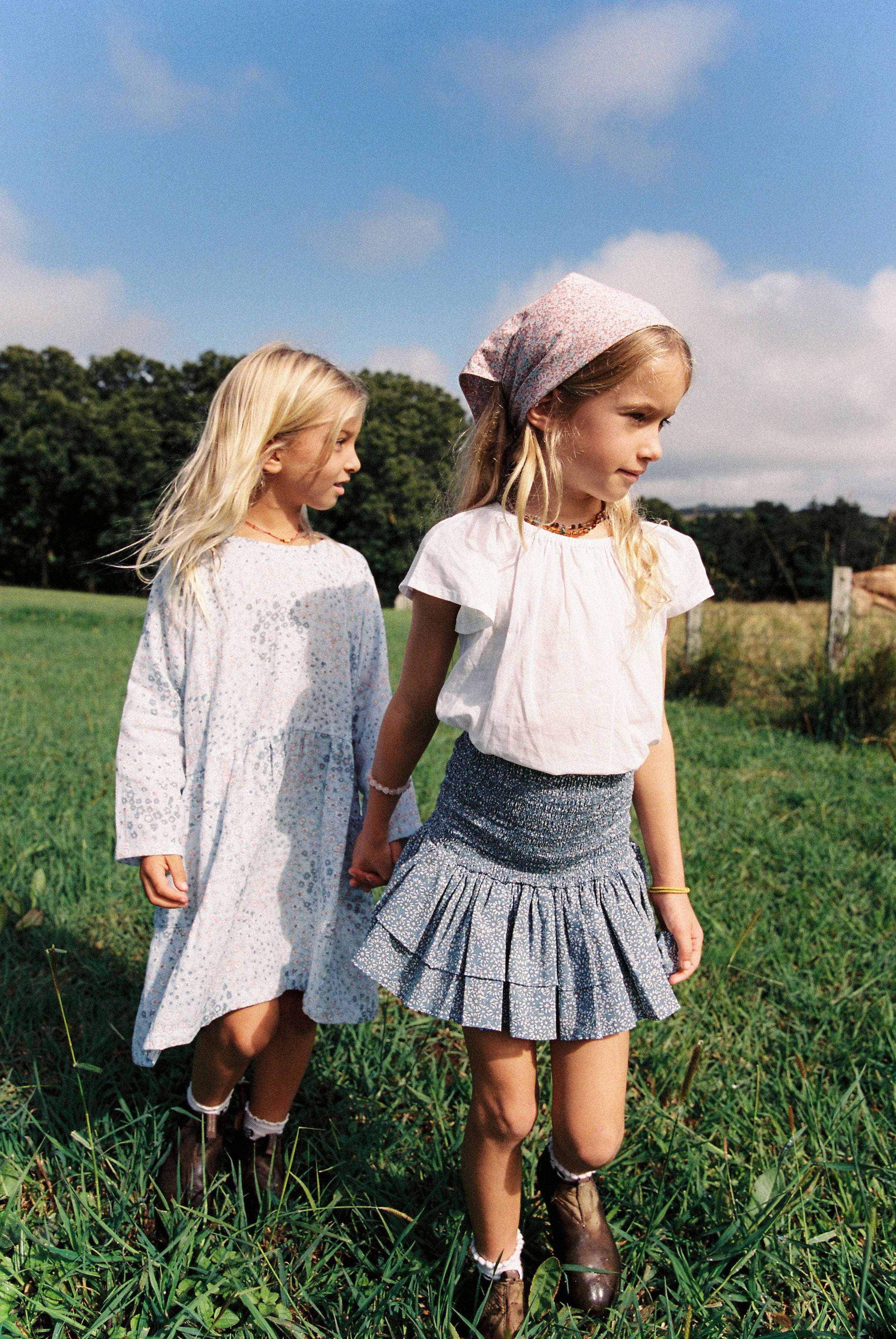 Butterfly Sleeve Top in White - printebebe.com