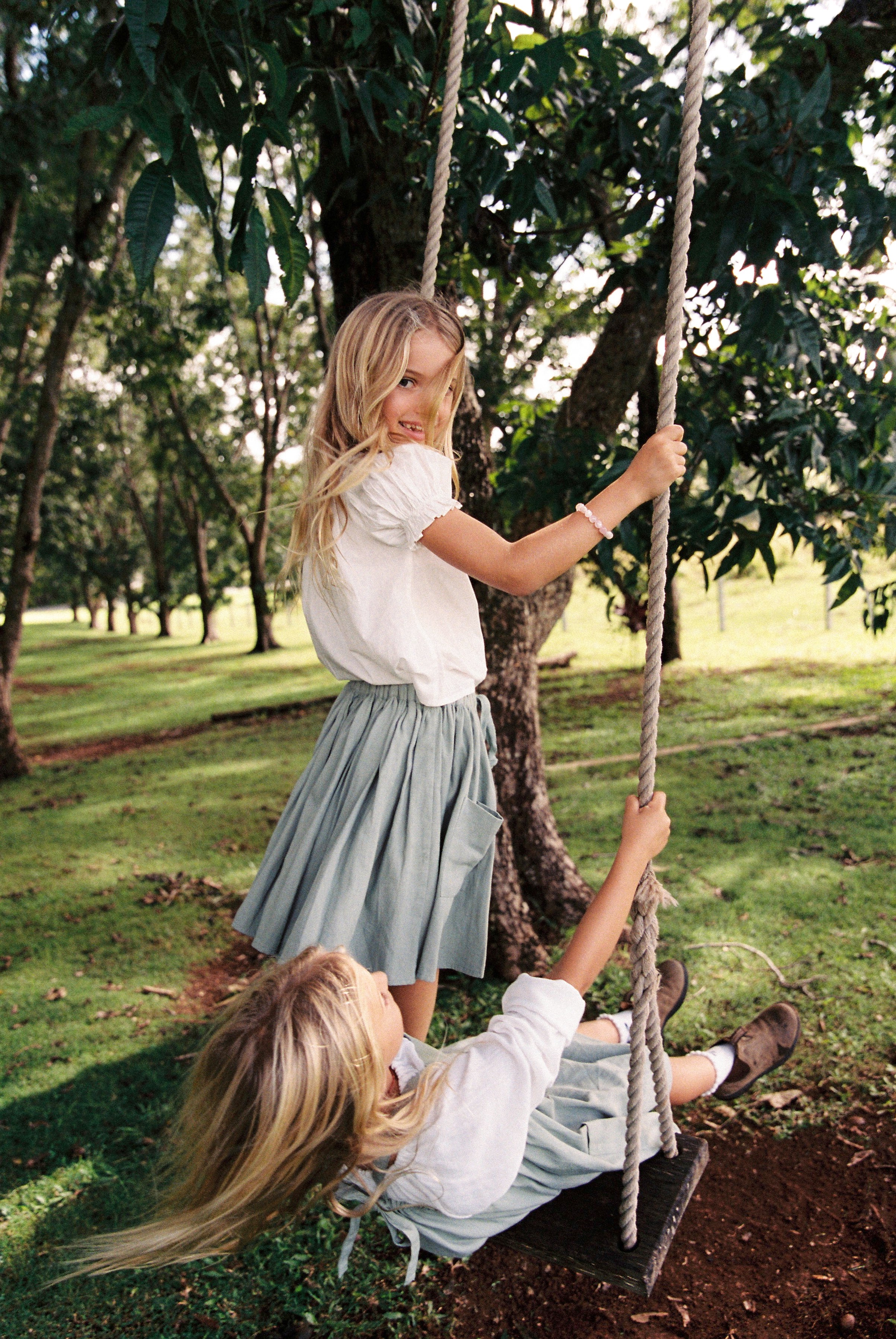 Flip Skirt in Slate - printebebe.com