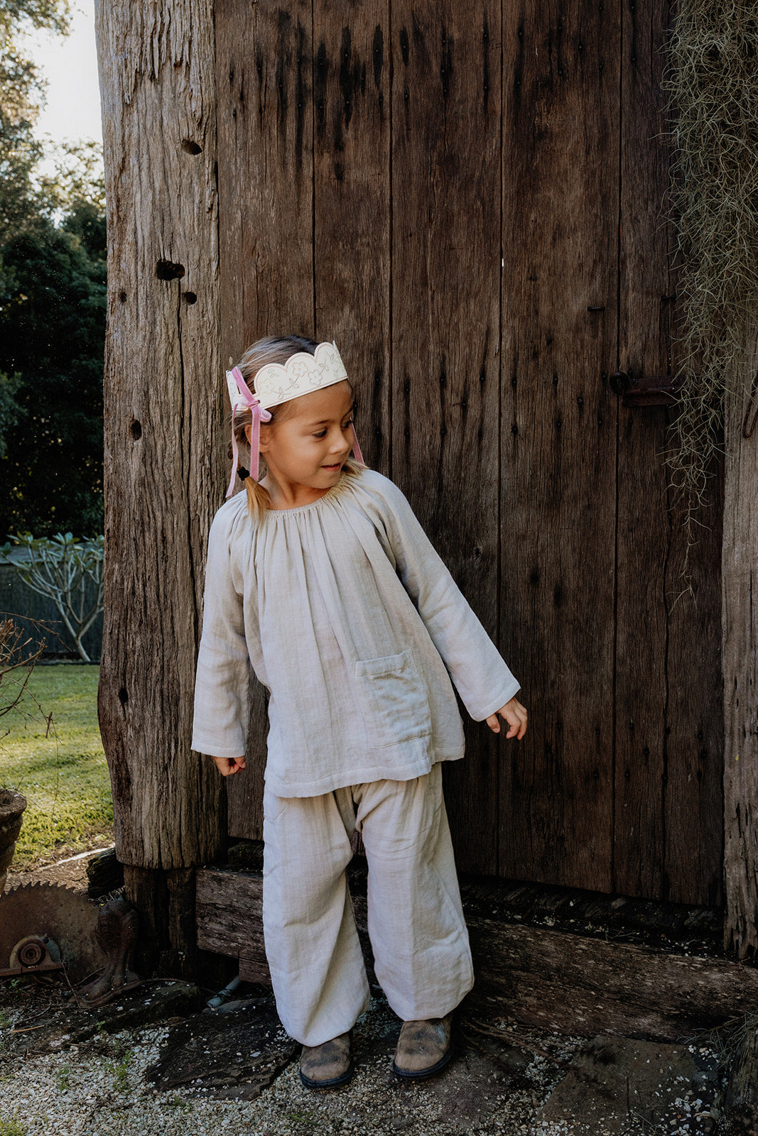 Super Soft Pocket Smock in Seagrass Green