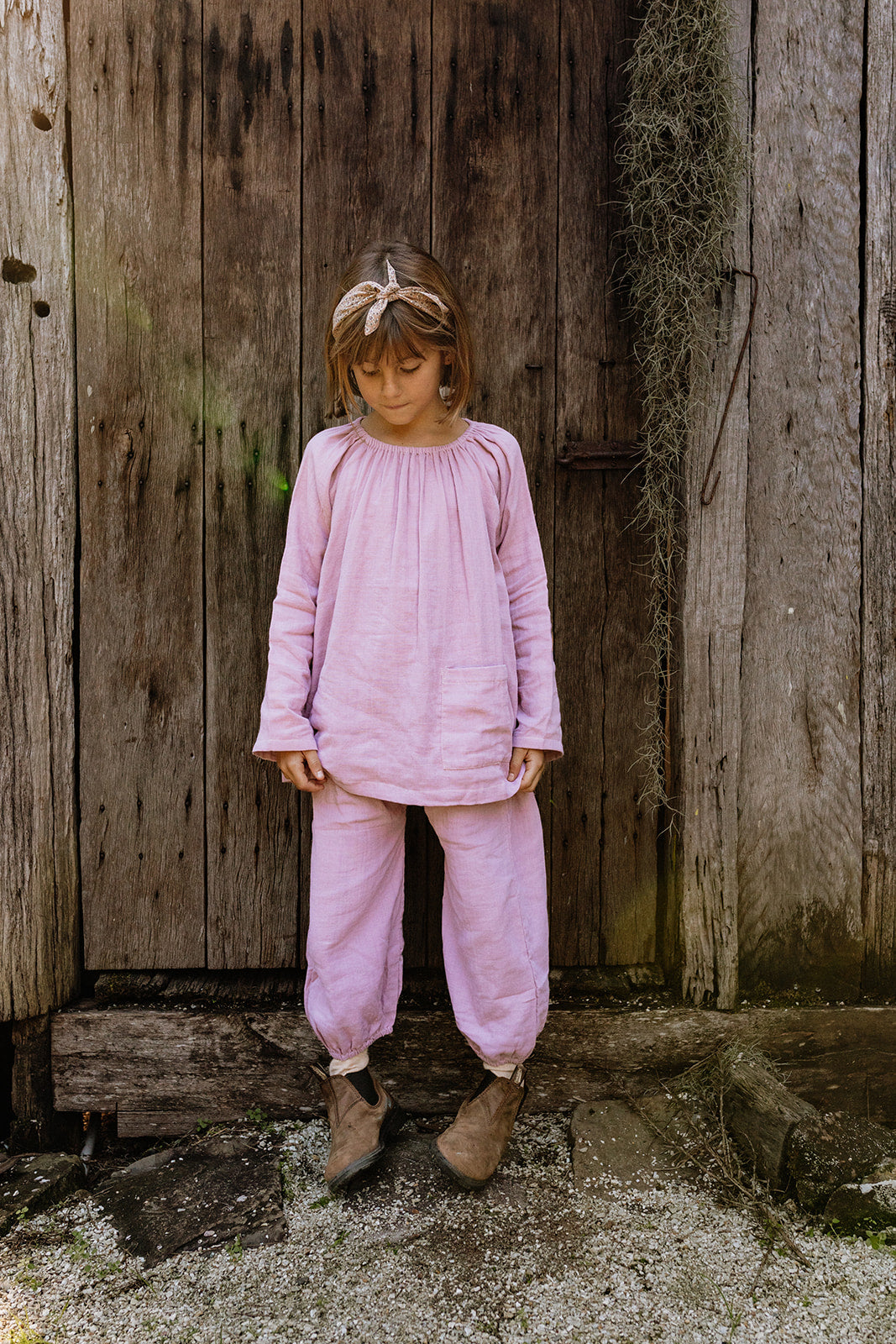 Super Soft Pocket Smock in Bittersweet Pink