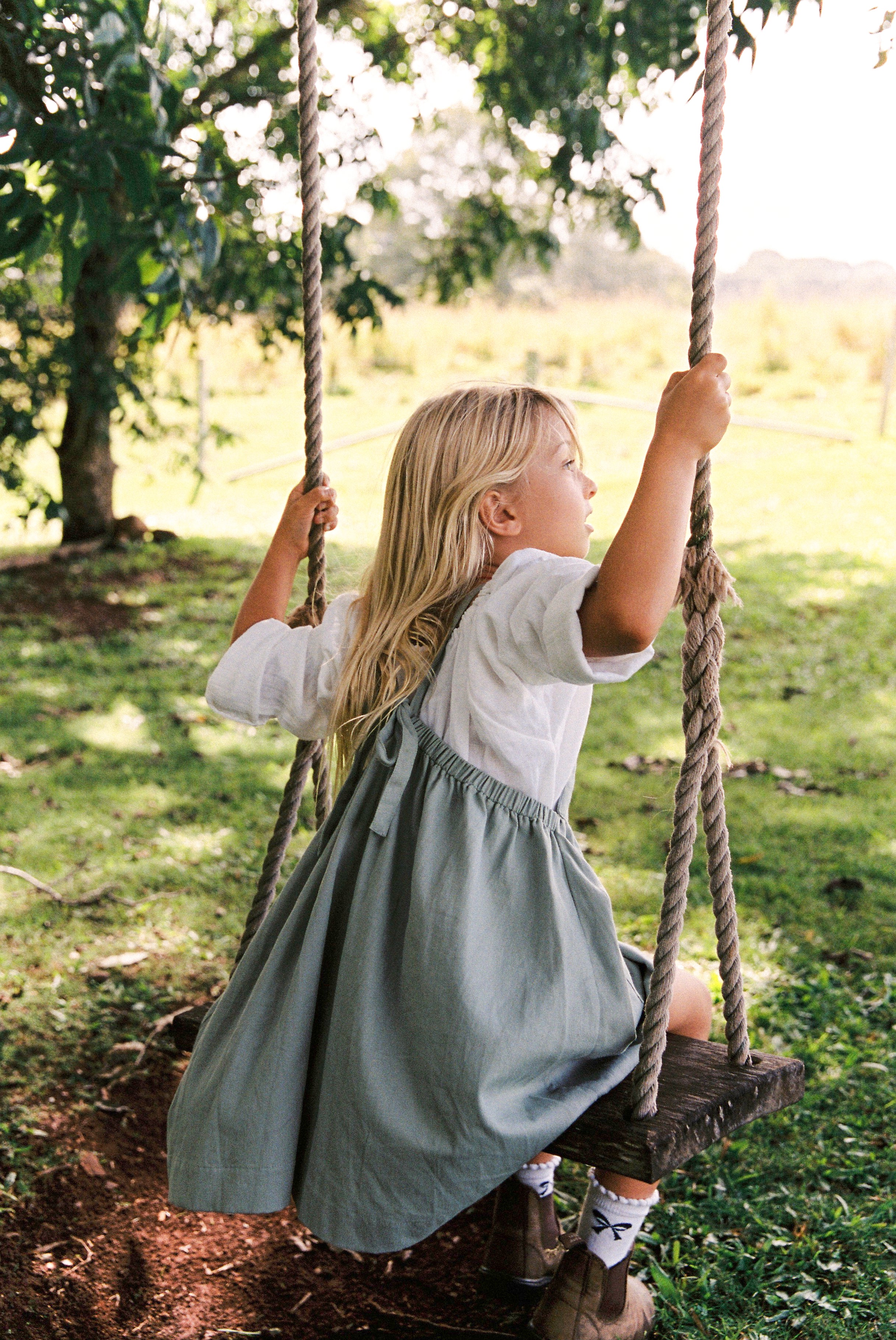 Holiday Dress in Slate - printebebe.com