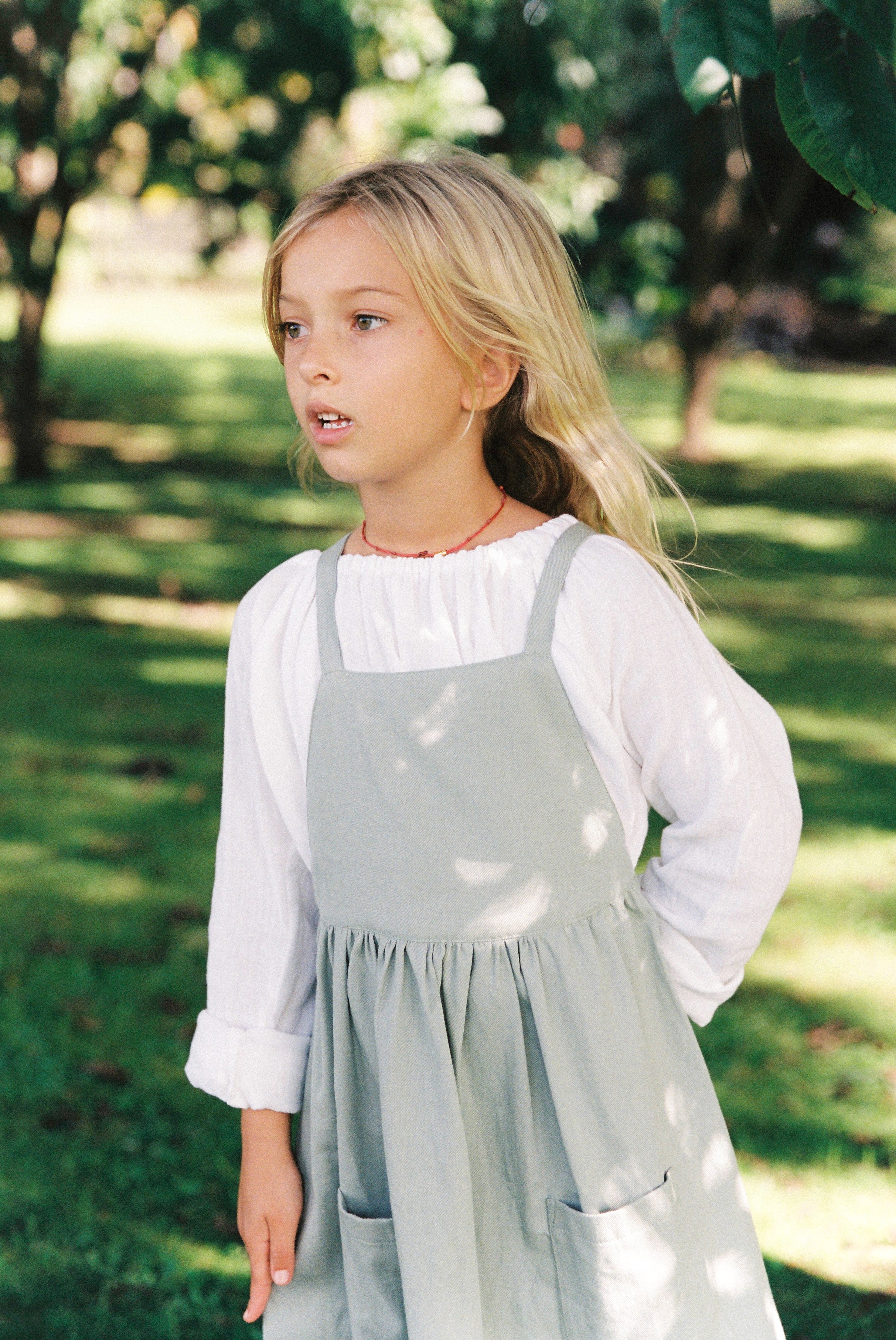 Holiday Dress in Slate - printebebe.com