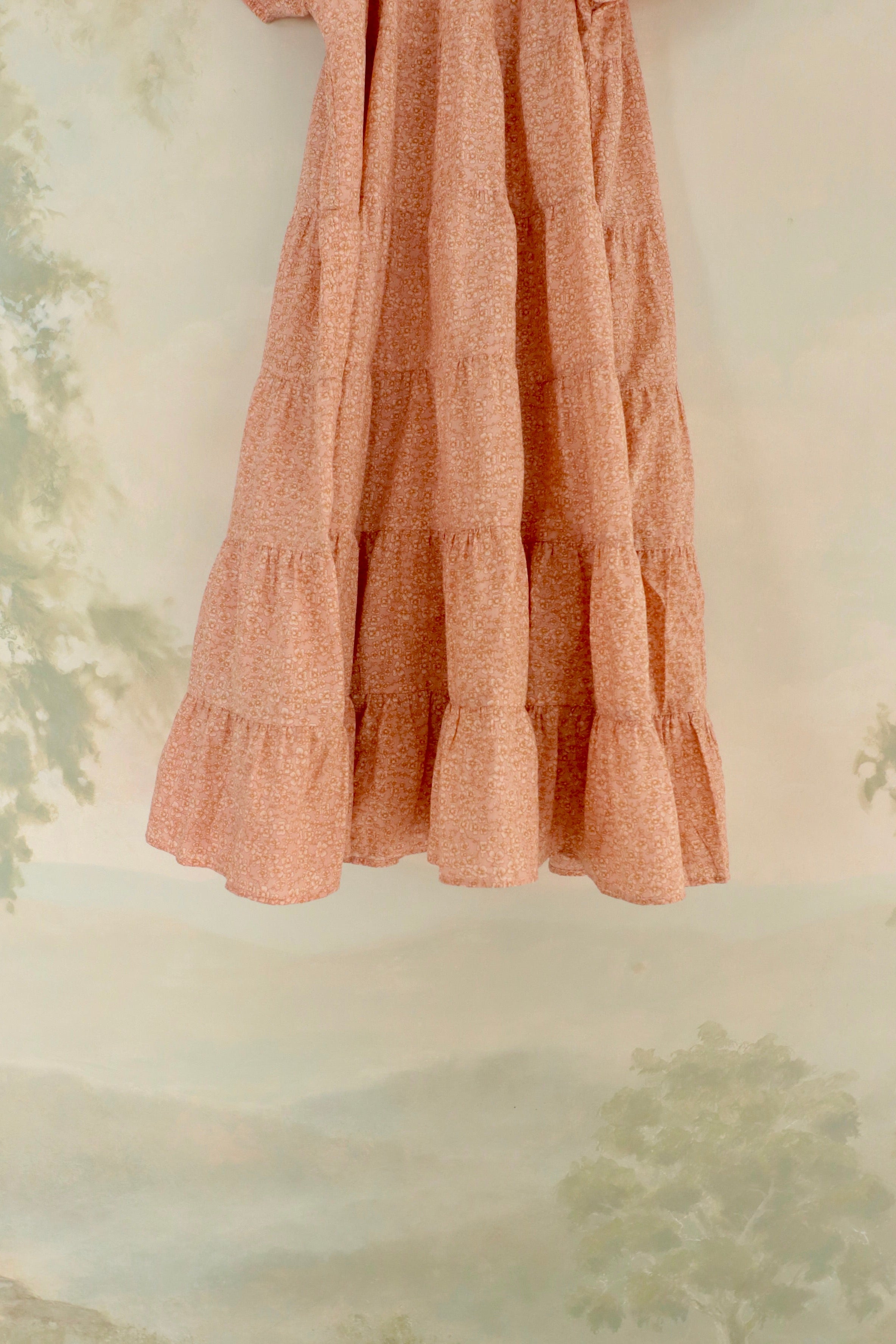 Mademoiselle Dress in Maple Winter Daisy - printebebe.com