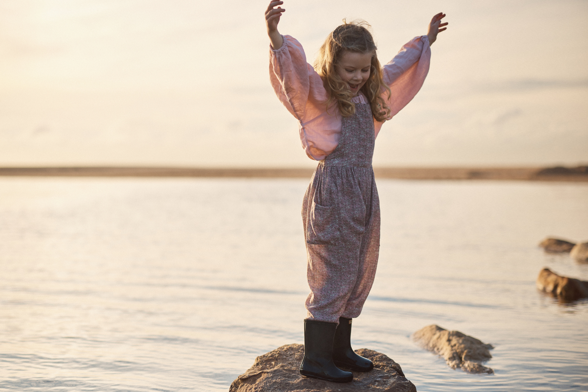 The Puff Top in Rose