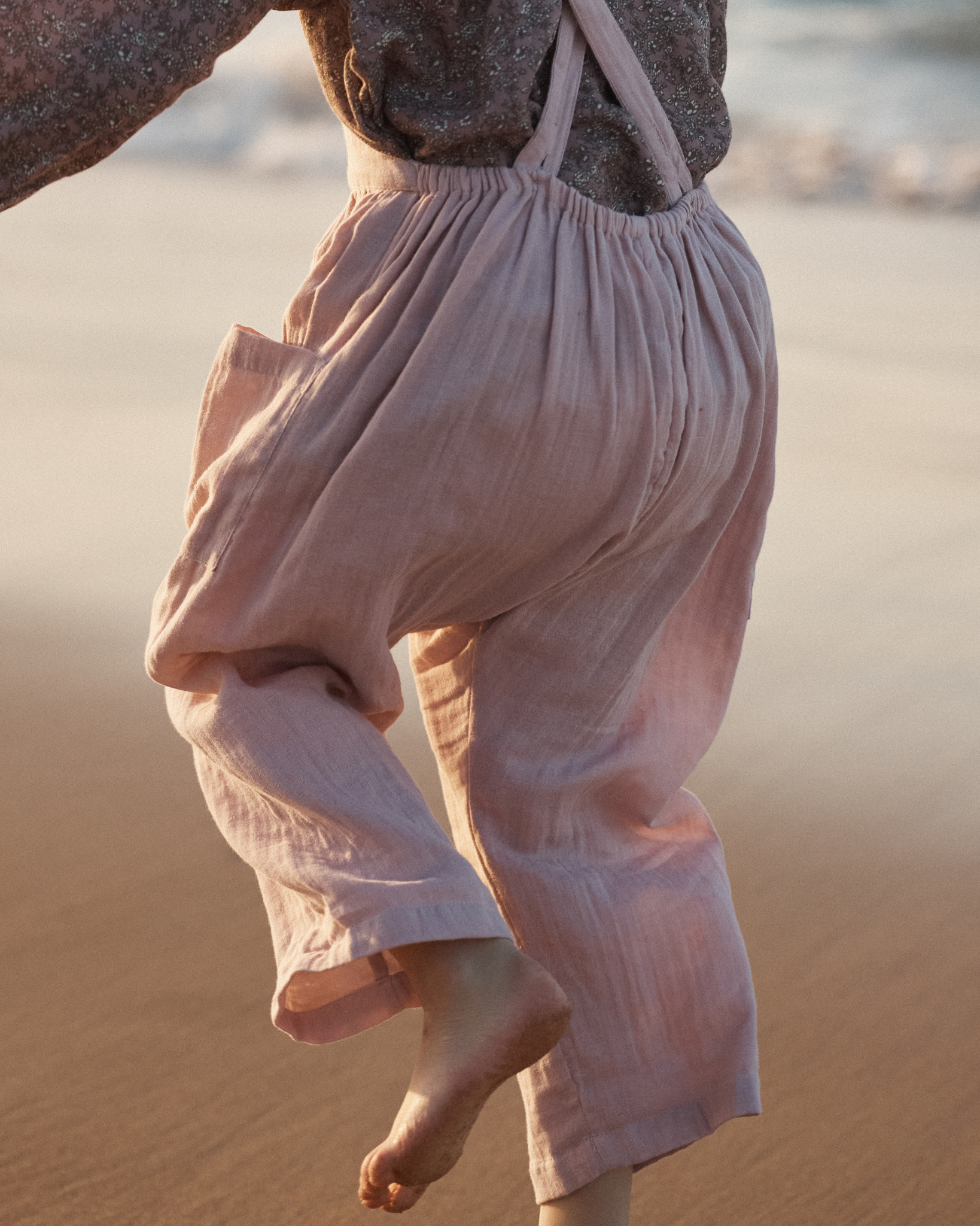 Soft Overall in Rose