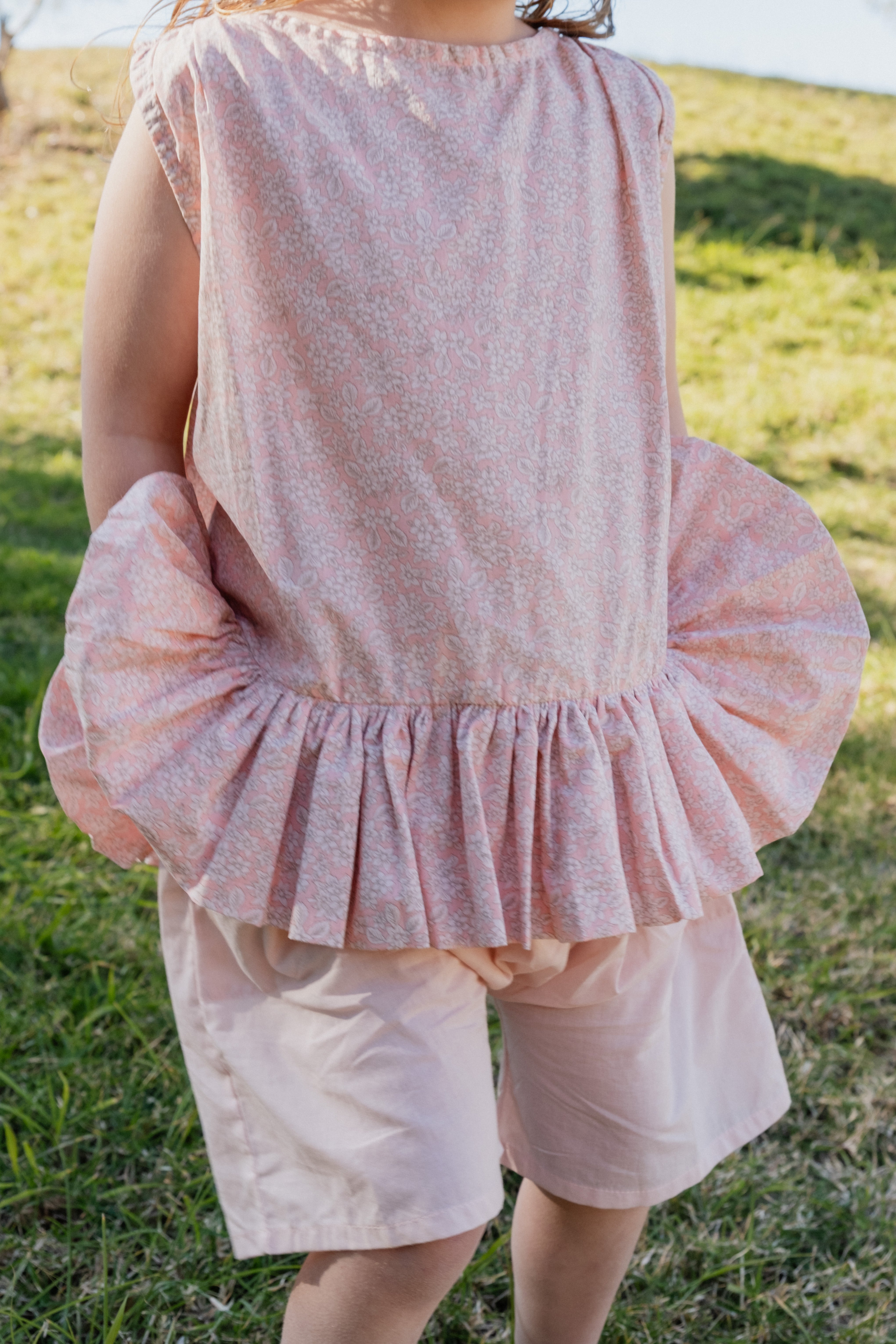 Ballet Singlet - Petal Pink Field Flower