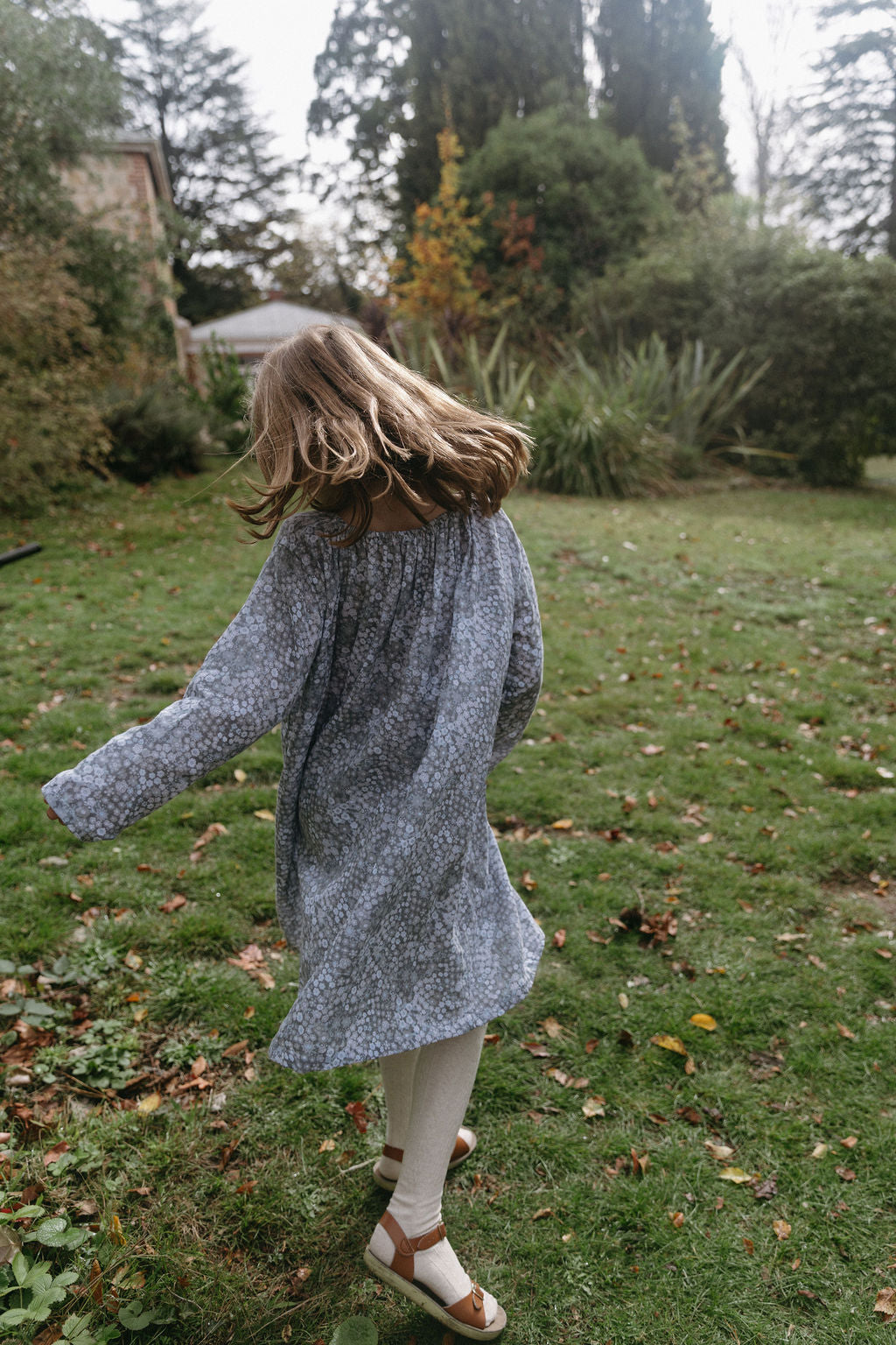 Pocket Smock Dress in Japan Flower - printebebe.com