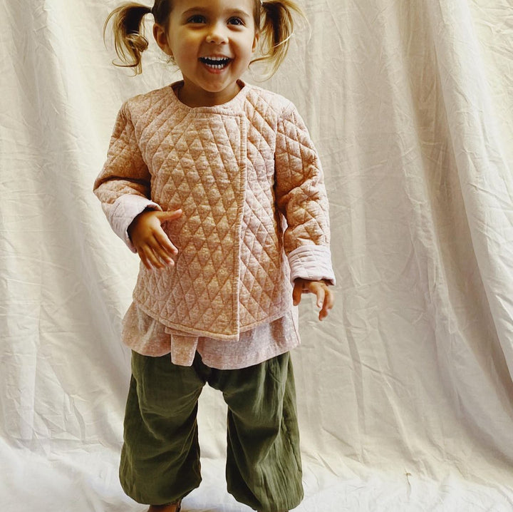 Super Sloucho Pant in Olive Green
