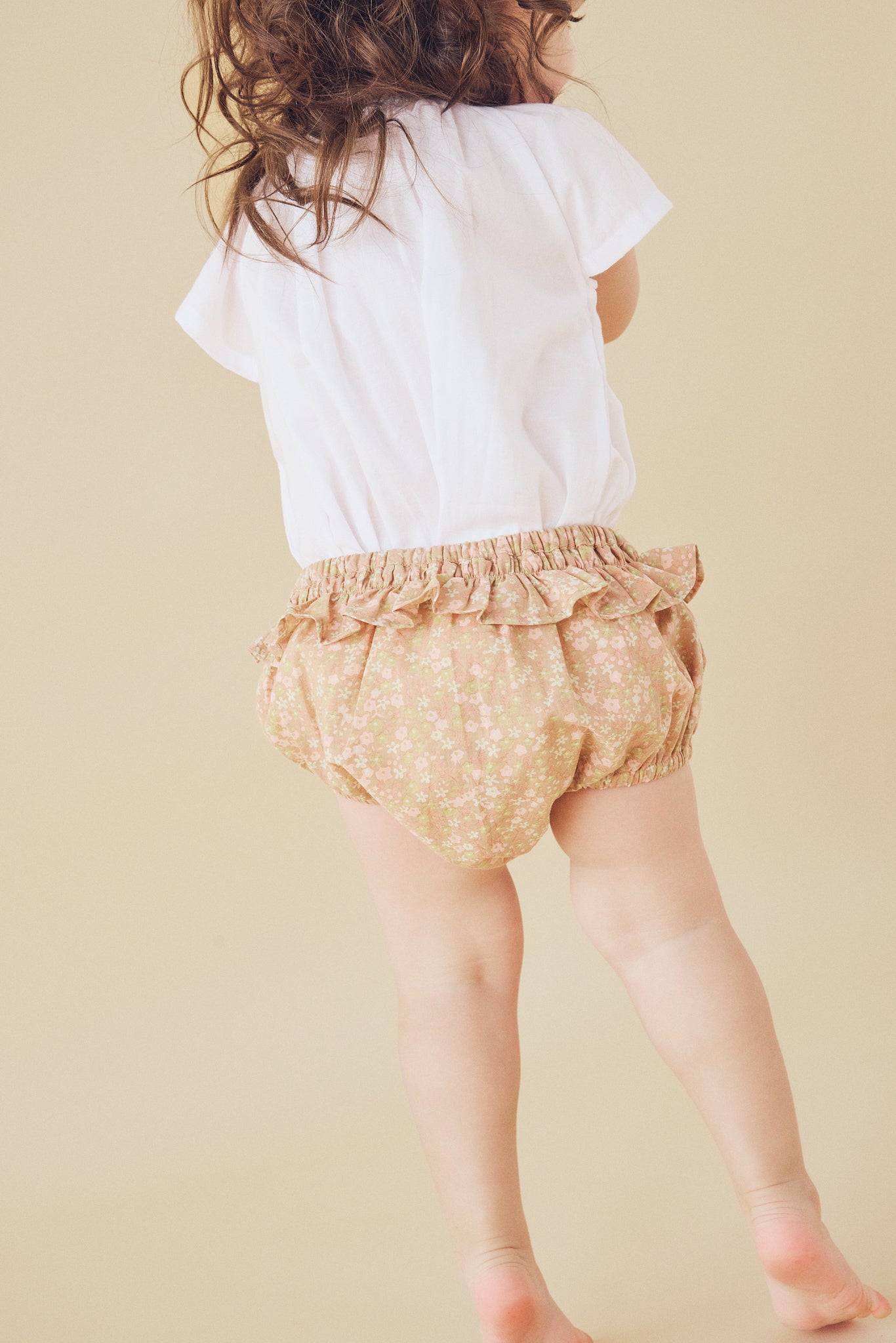 Frill Bloomers in Caramel Milky Way - printebebe.com