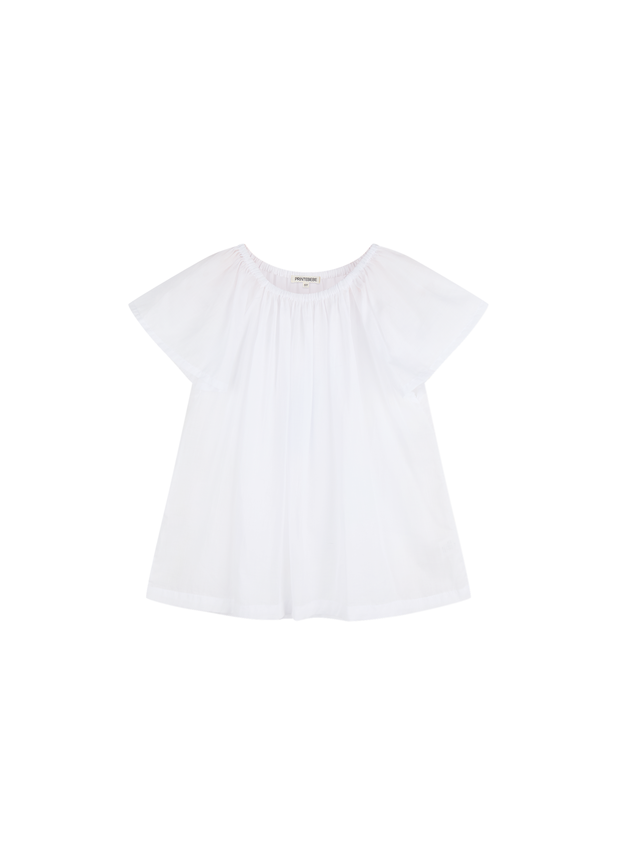Butterfly Sleeve Top in White