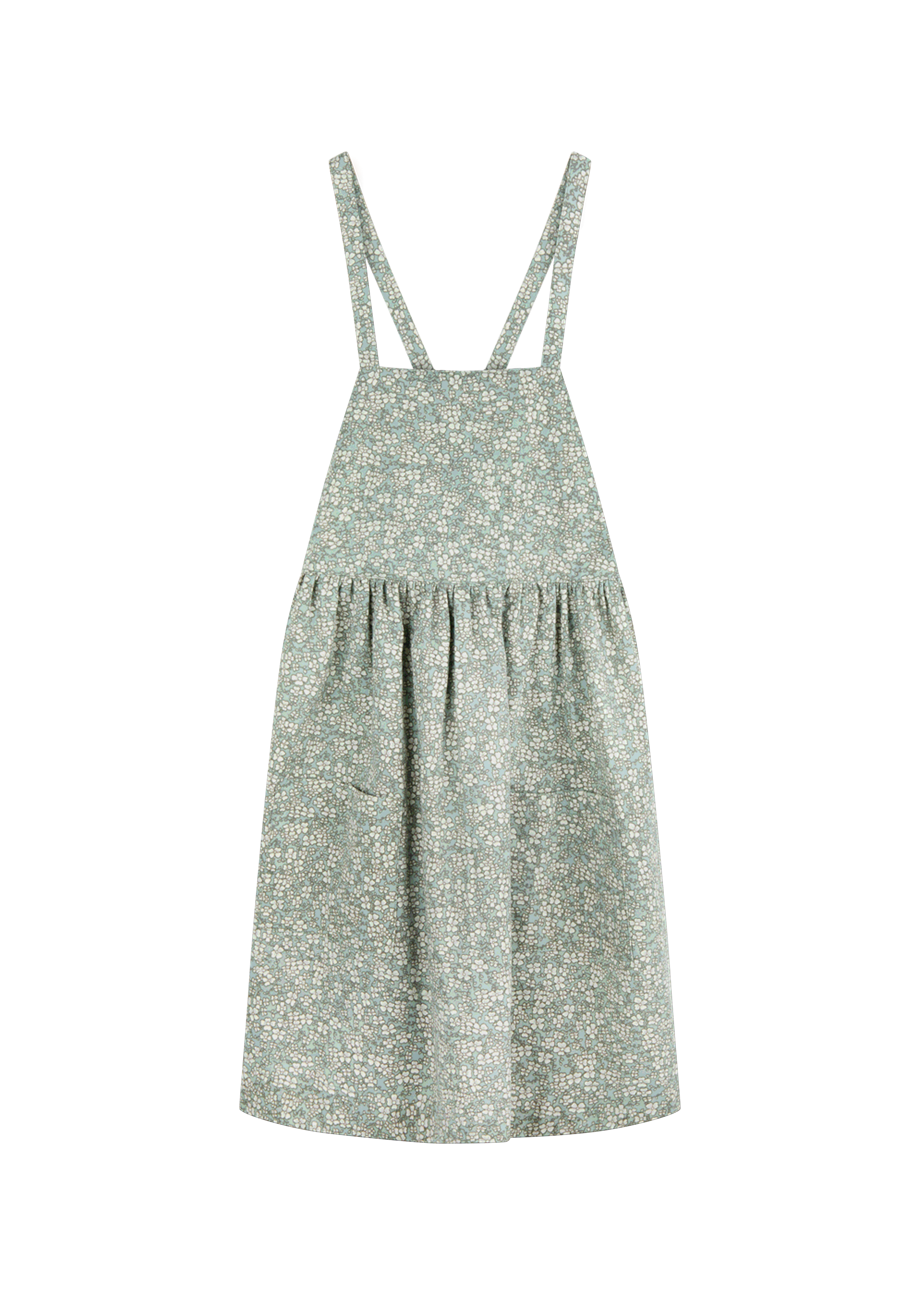 Holiday Dress in Twill Winter Daisy